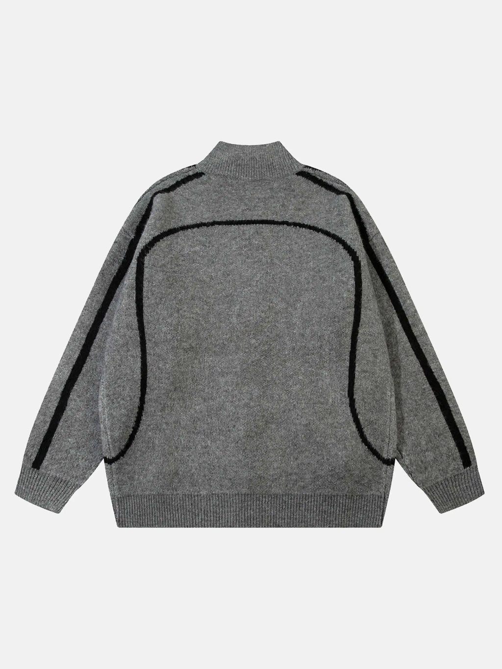 Disguisen Contrast Color Racing Zip-up Cardigan