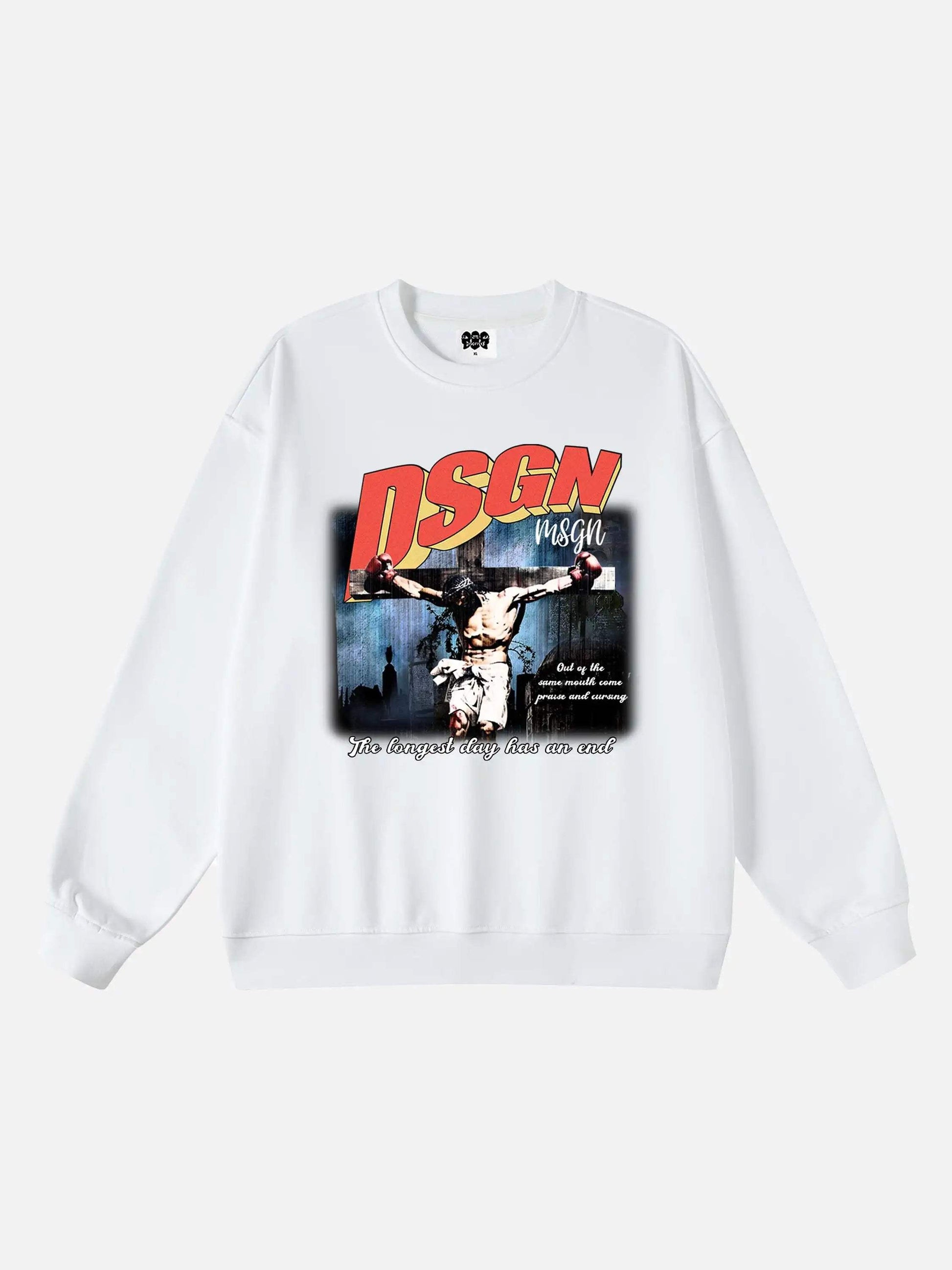 Disguisen Boxing Jesus Fleece Sweatshirt