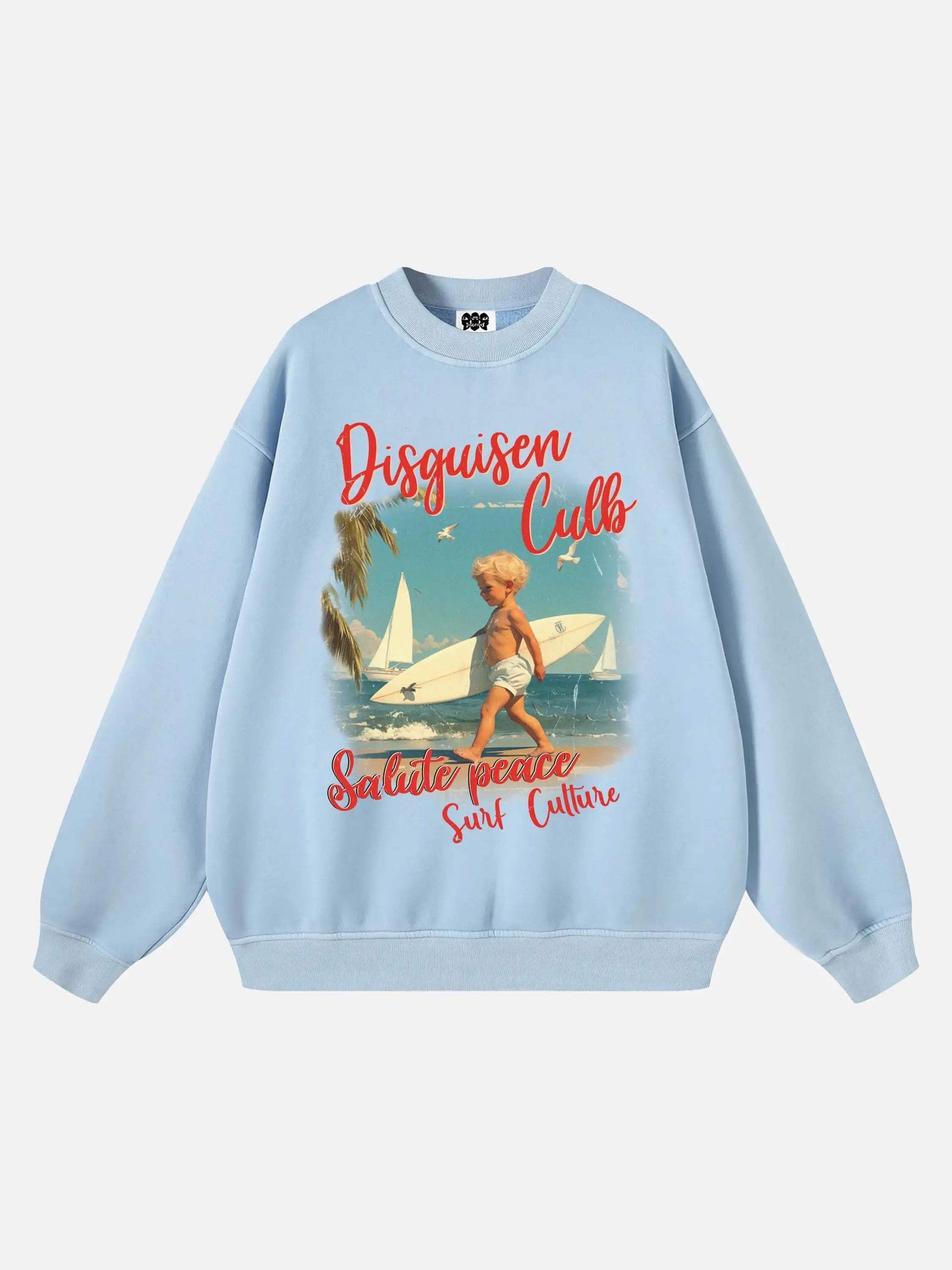 Disguisen Interesting Retro Fleece Sweatshirt