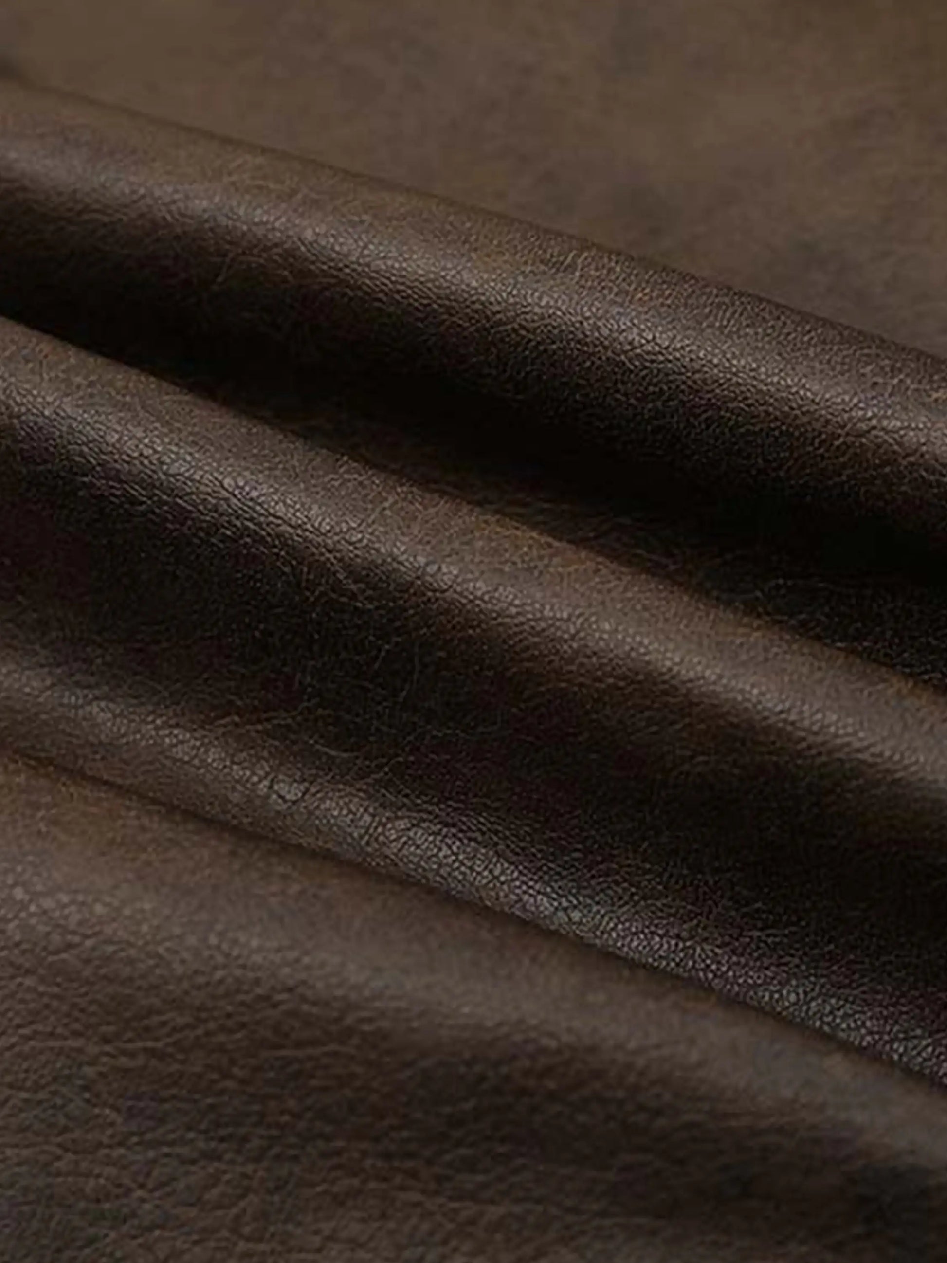 Flocked Embroidered PU Leather Jacket