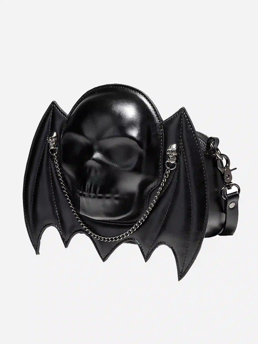 Skull Bat Chain Shoulder Bag