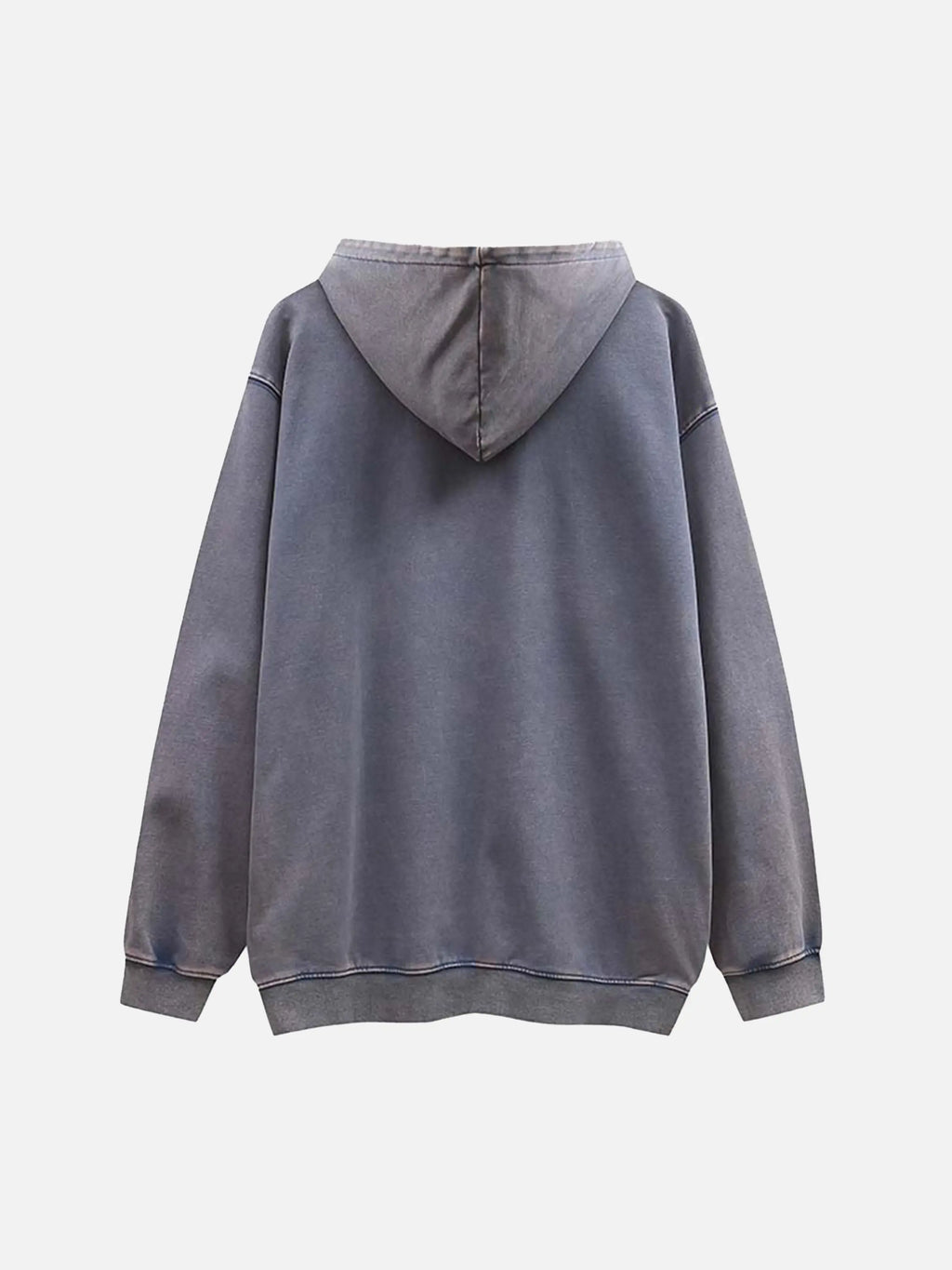 Vintage Skull Cross Print Hoodie