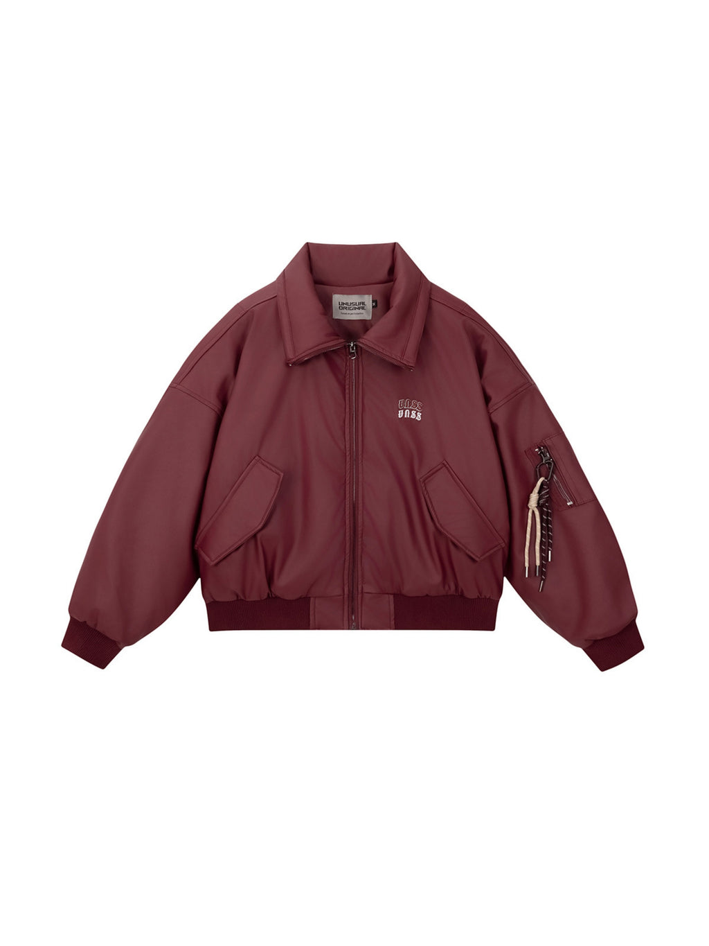 Vinatge Soft Leather Collar Street Embroidery Coat