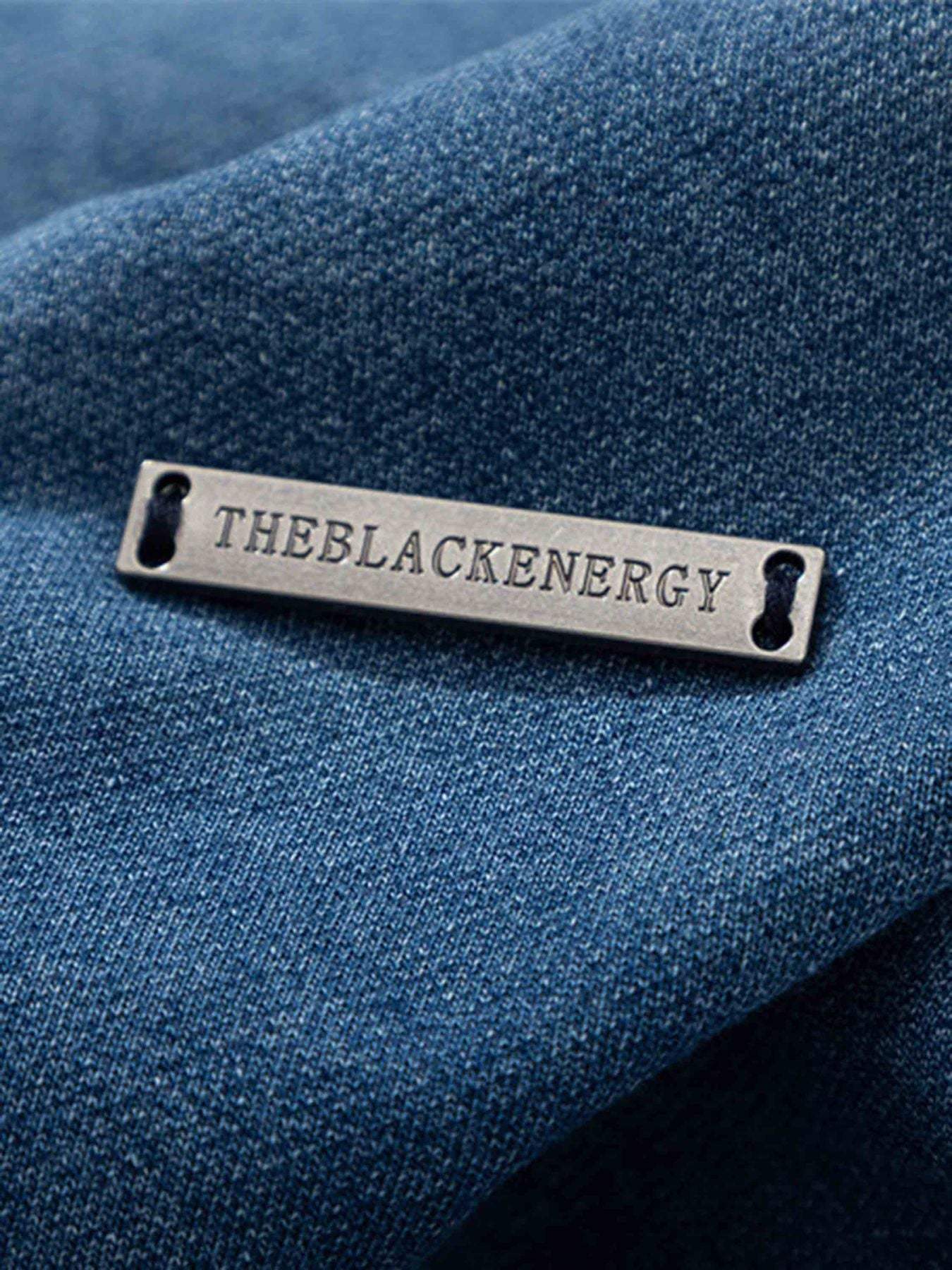 Disguisen Tie-dye Gradient Letter Embroidery T-shirt