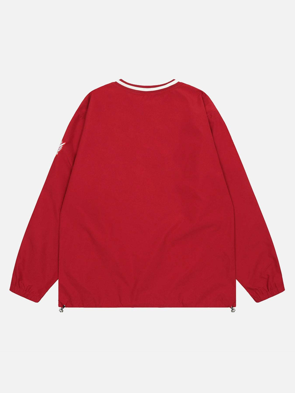 Disguisen American Embroidered Monogrammed V-neck Sweatshirt