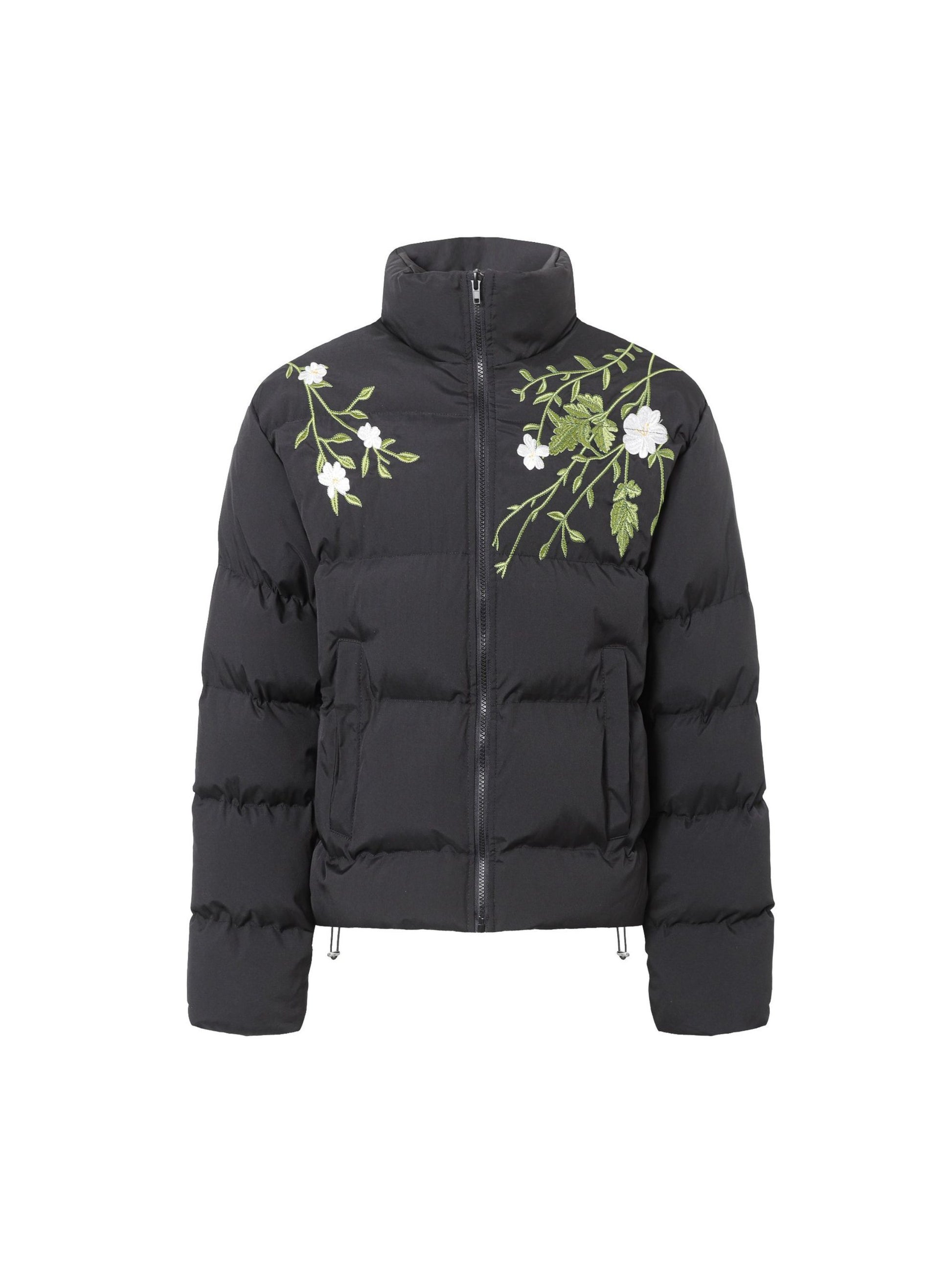 Floral Embroidered Coat