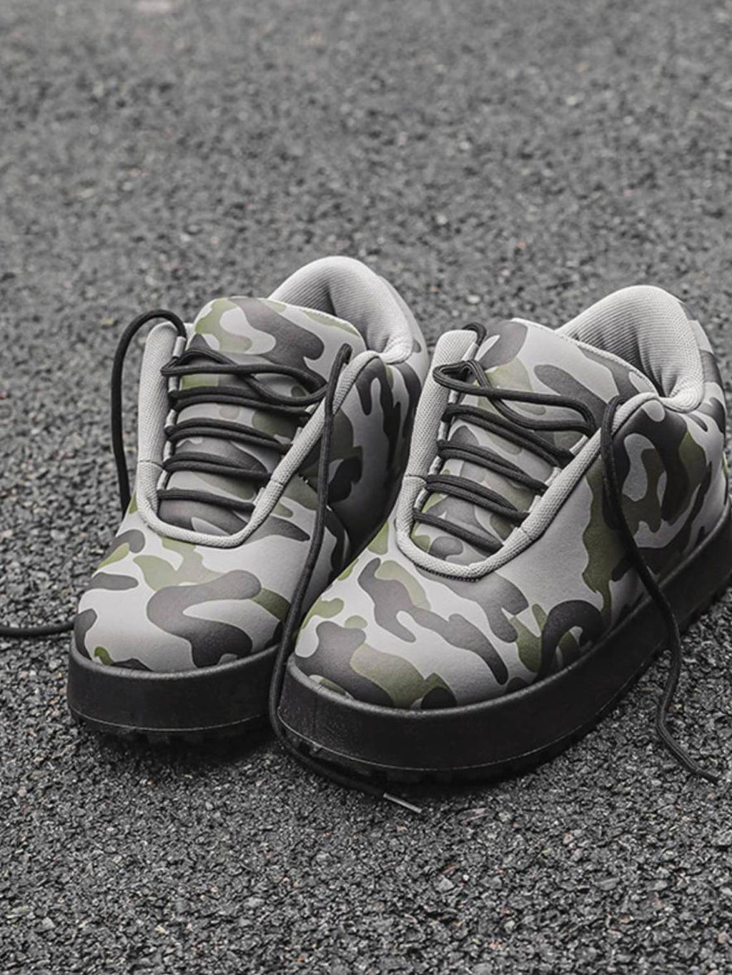 Camouflage Thick-soled Breadboard Shoes