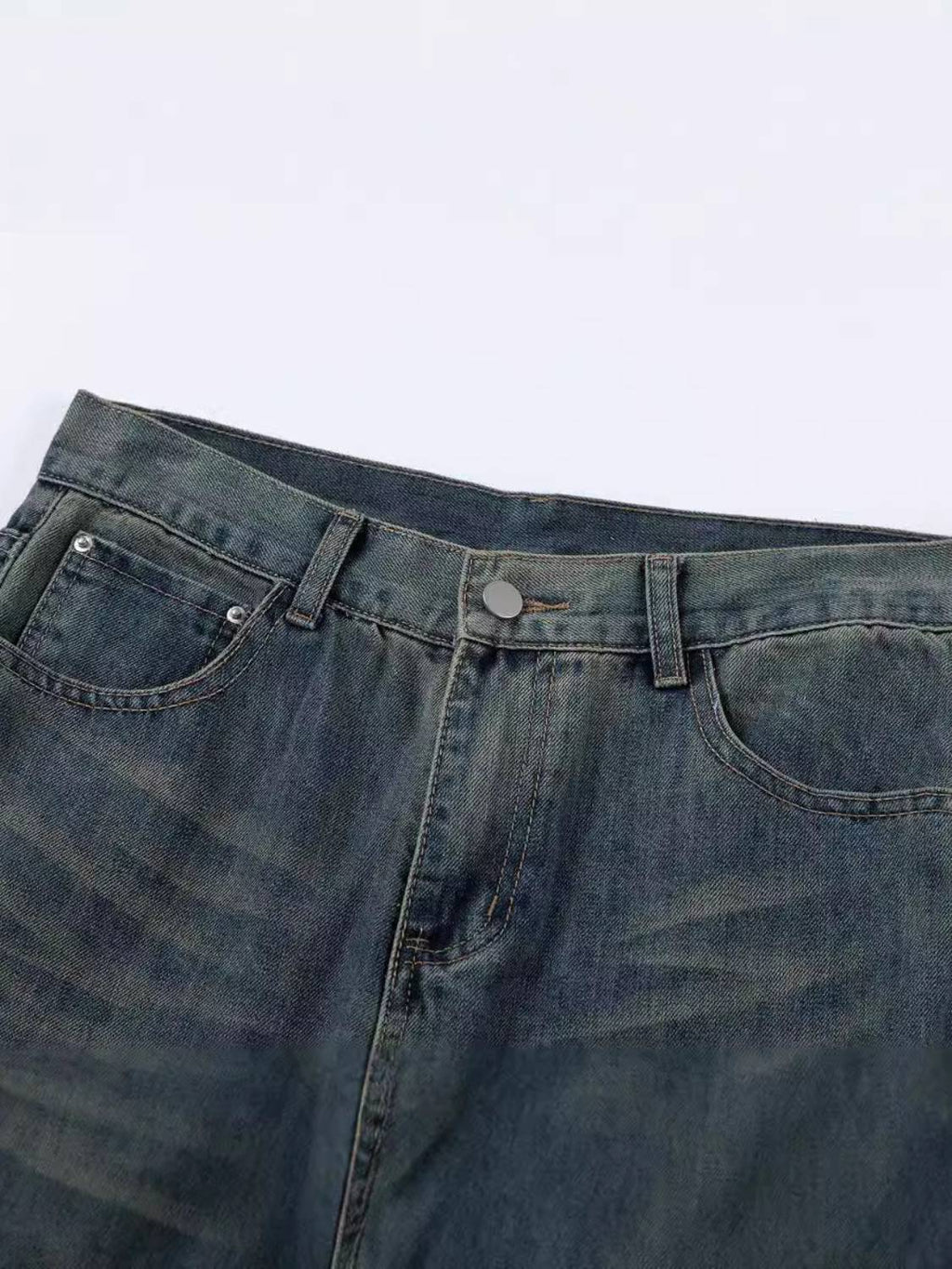 Cat Graffiti Print Jeans