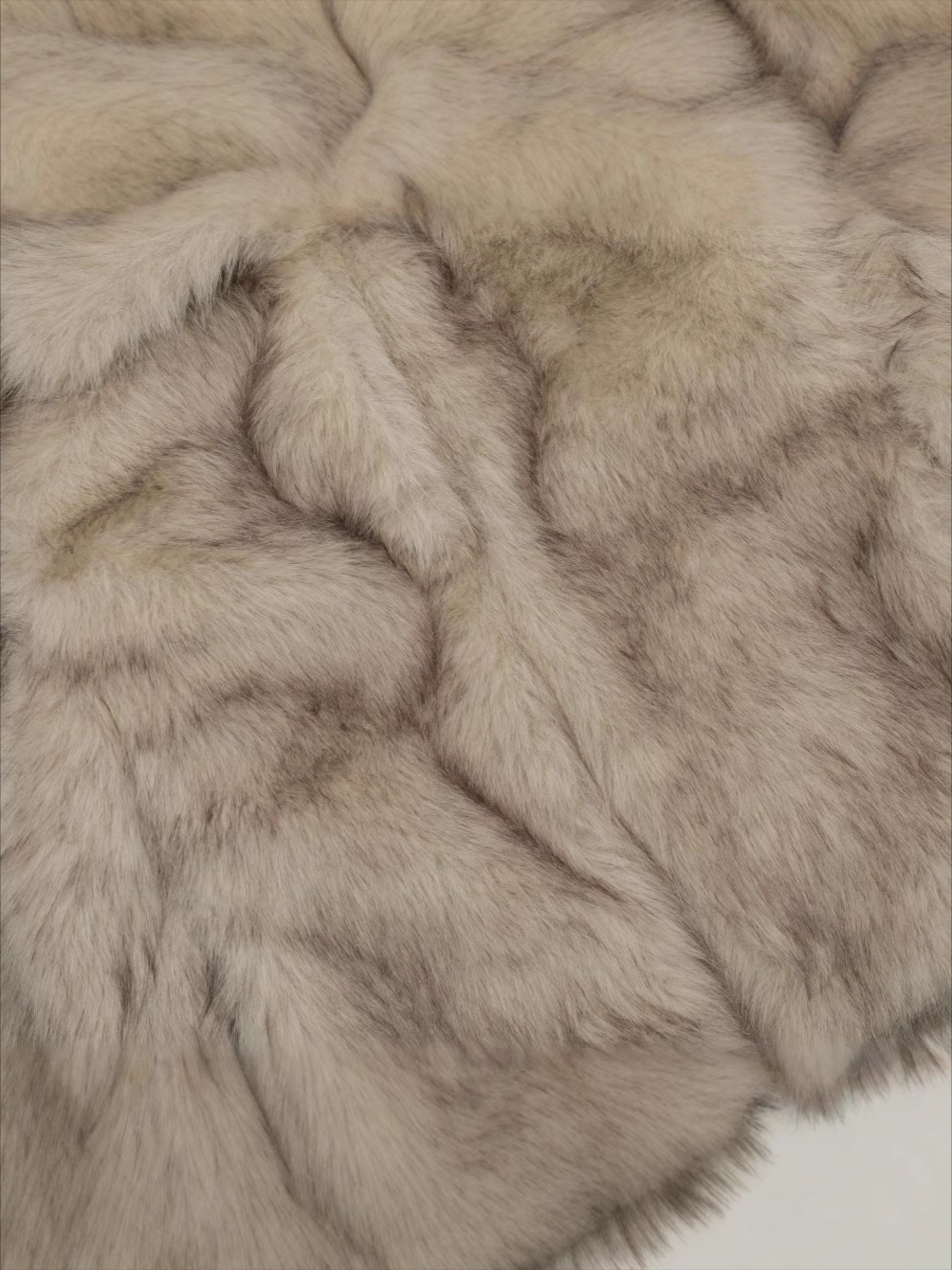 Vintage Faux Fur Cropped Jacket