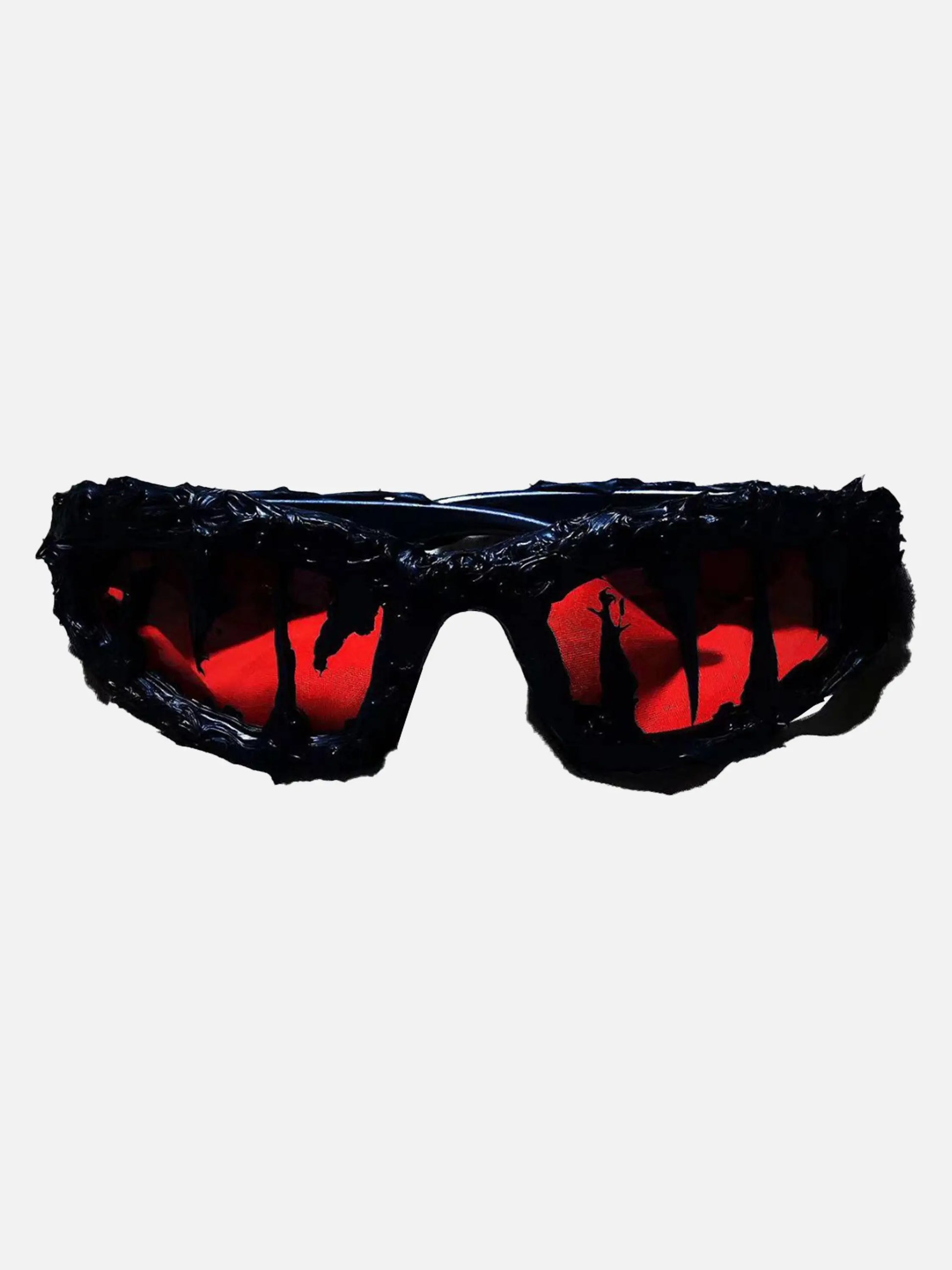 Disguisen Hip-Hop Punk Cat-Eye Drop-Gel Sunglasses