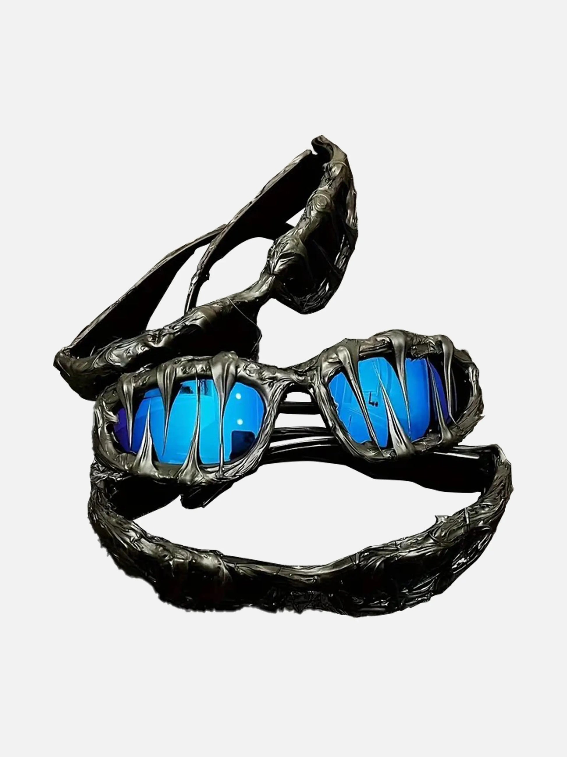 Disguisen Hip-Hop Punk Cat-Eye Drop-Gel Sunglasses