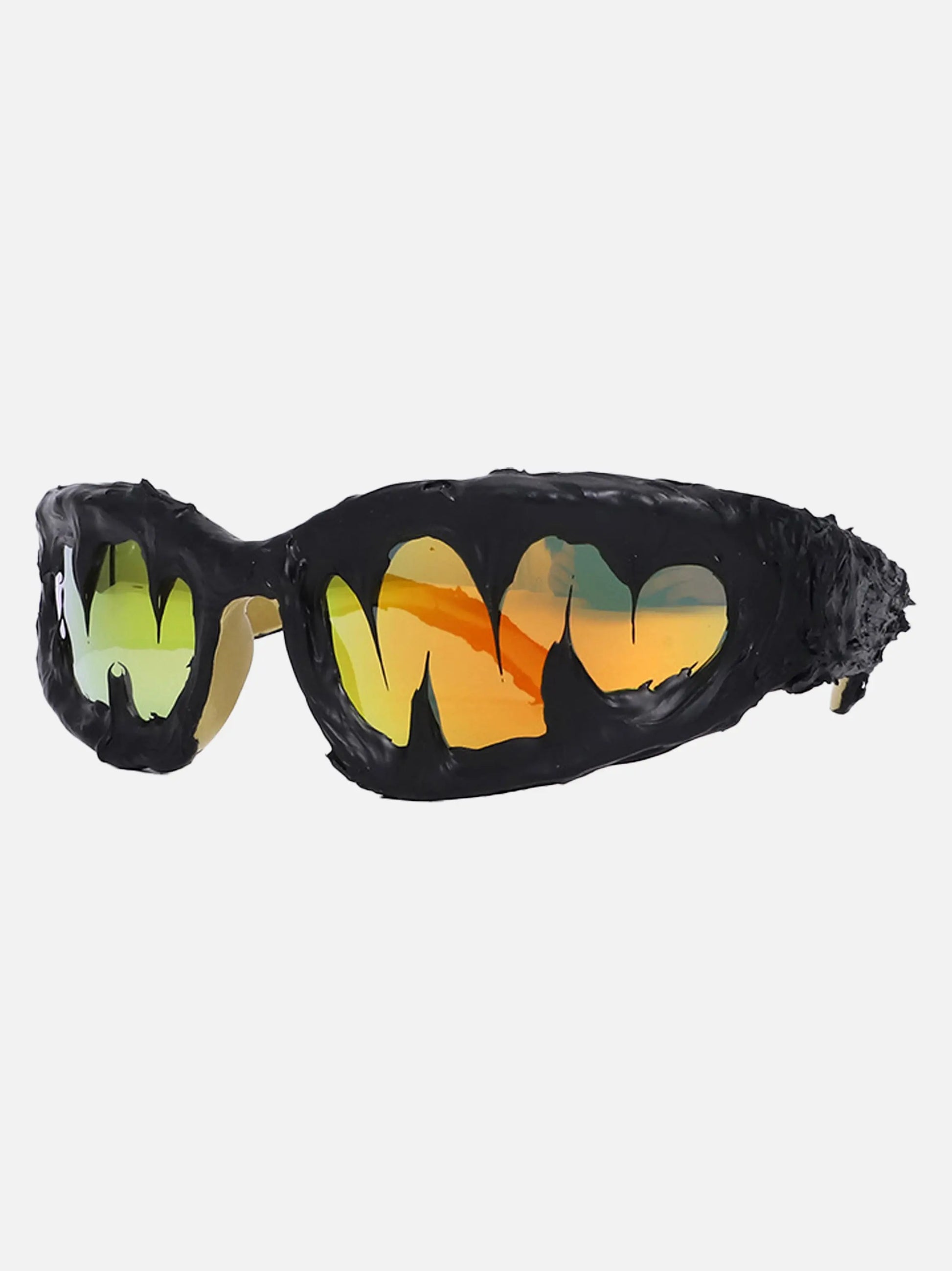 Disguisen Hip-Hop Punk Cat-Eye Drop-Gel Sunglasses