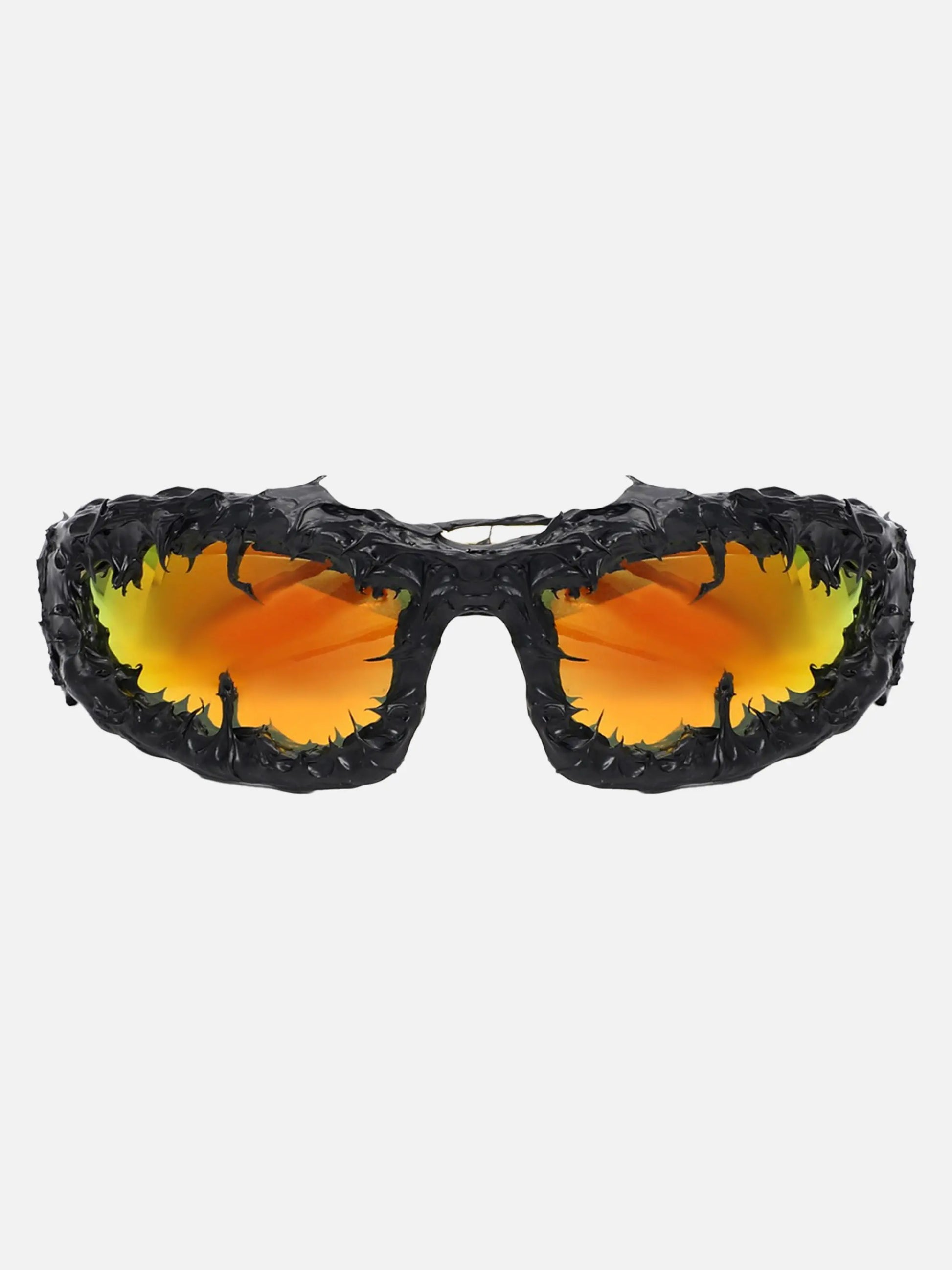 Disguisen Hip-Hop Small Frame Shark Teeth Epoxy Sunglasses