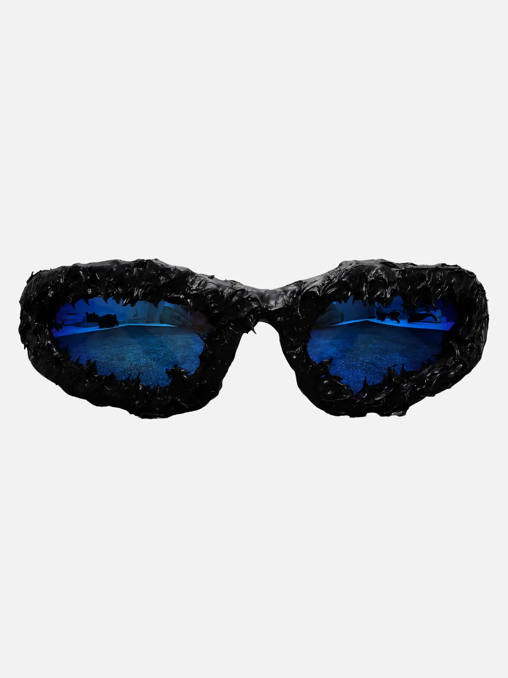 Disguisen Hip-Hop Small Frame Shark Teeth Epoxy Sunglasses