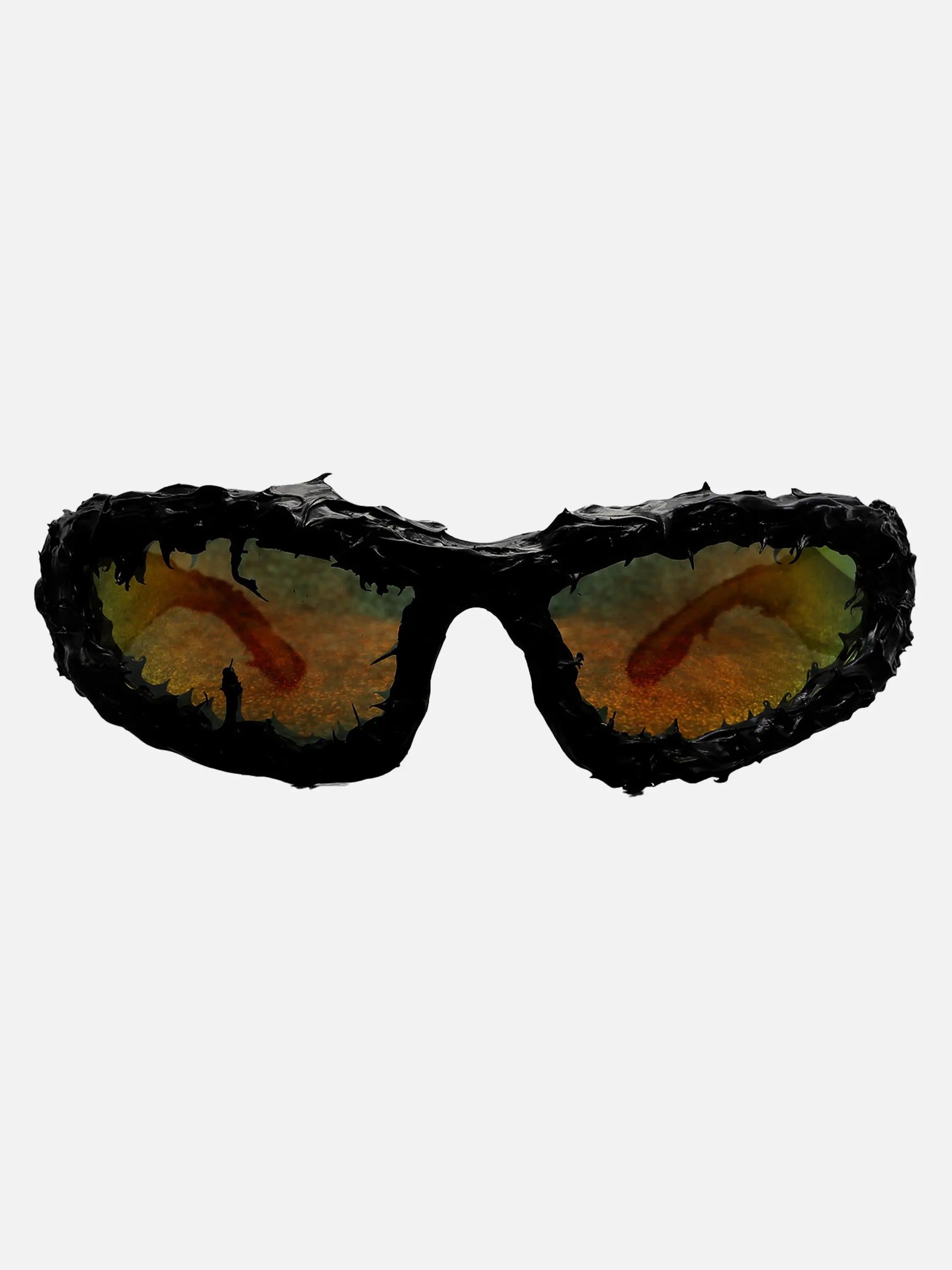 Disguisen Hip-Hop Small Frame Shark Teeth Epoxy Sunglasses