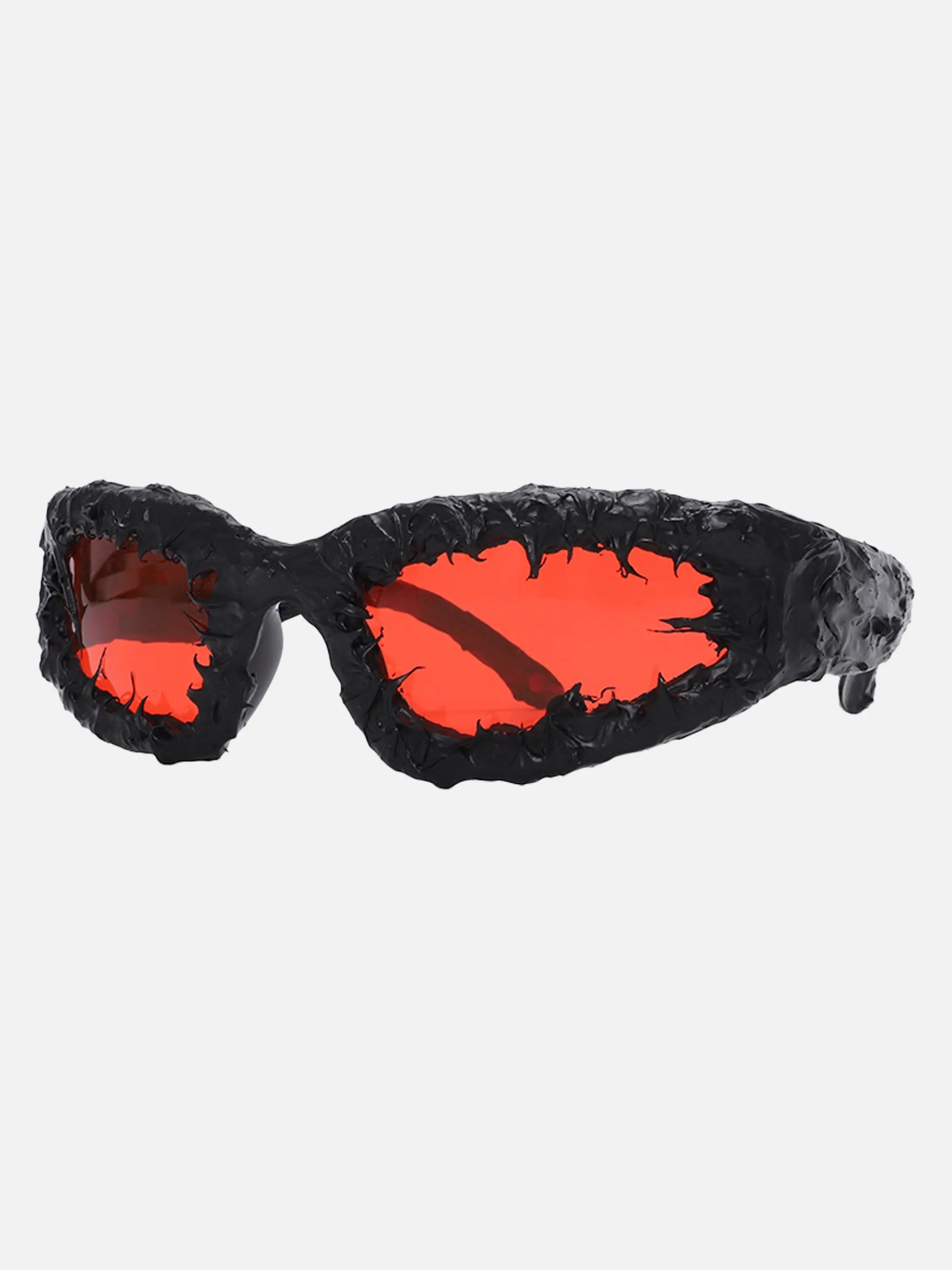 Disguisen Hip-Hop Small Frame Shark Teeth Epoxy Sunglasses