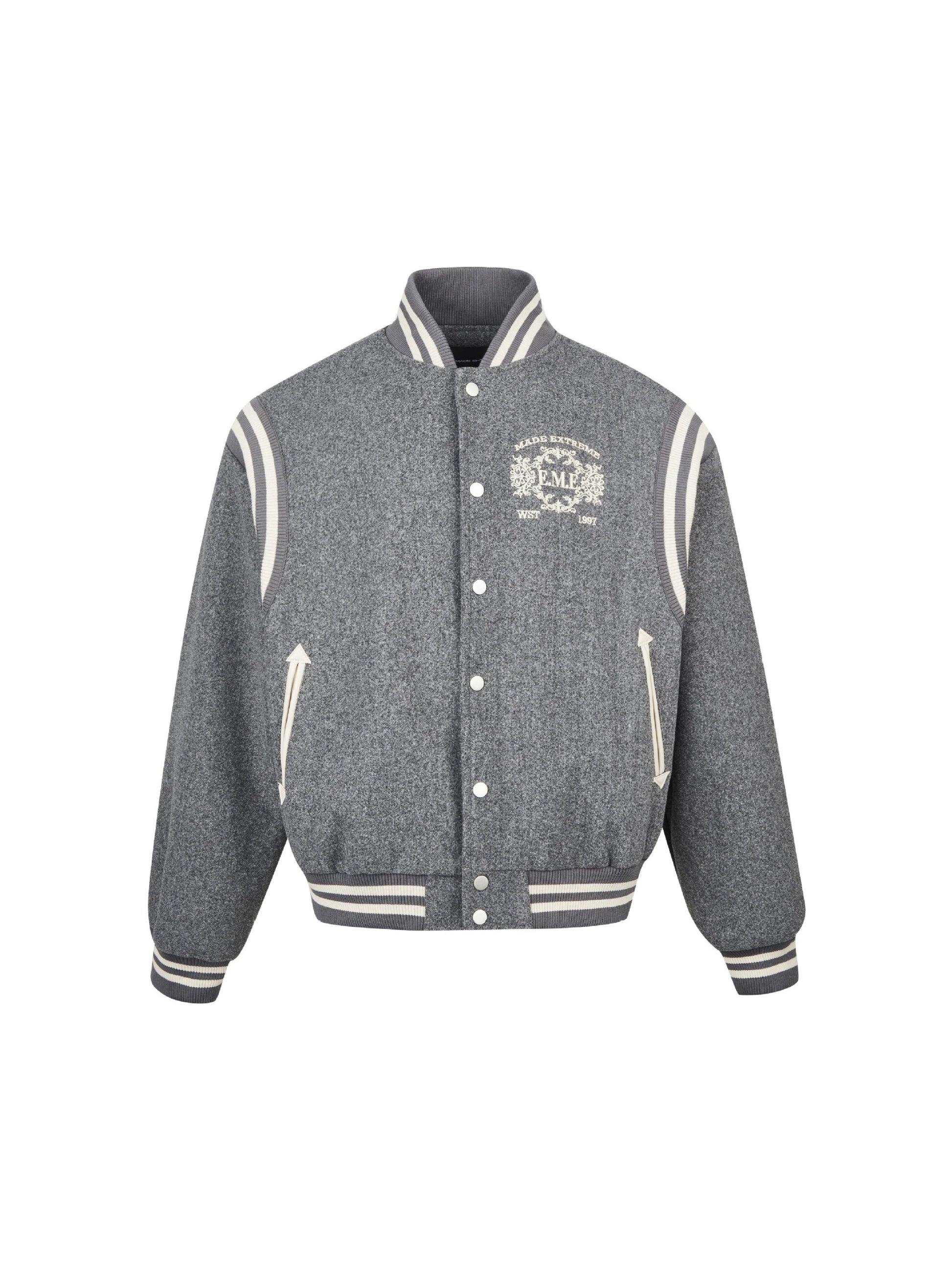 Letter Embroidery Leisure Jacket