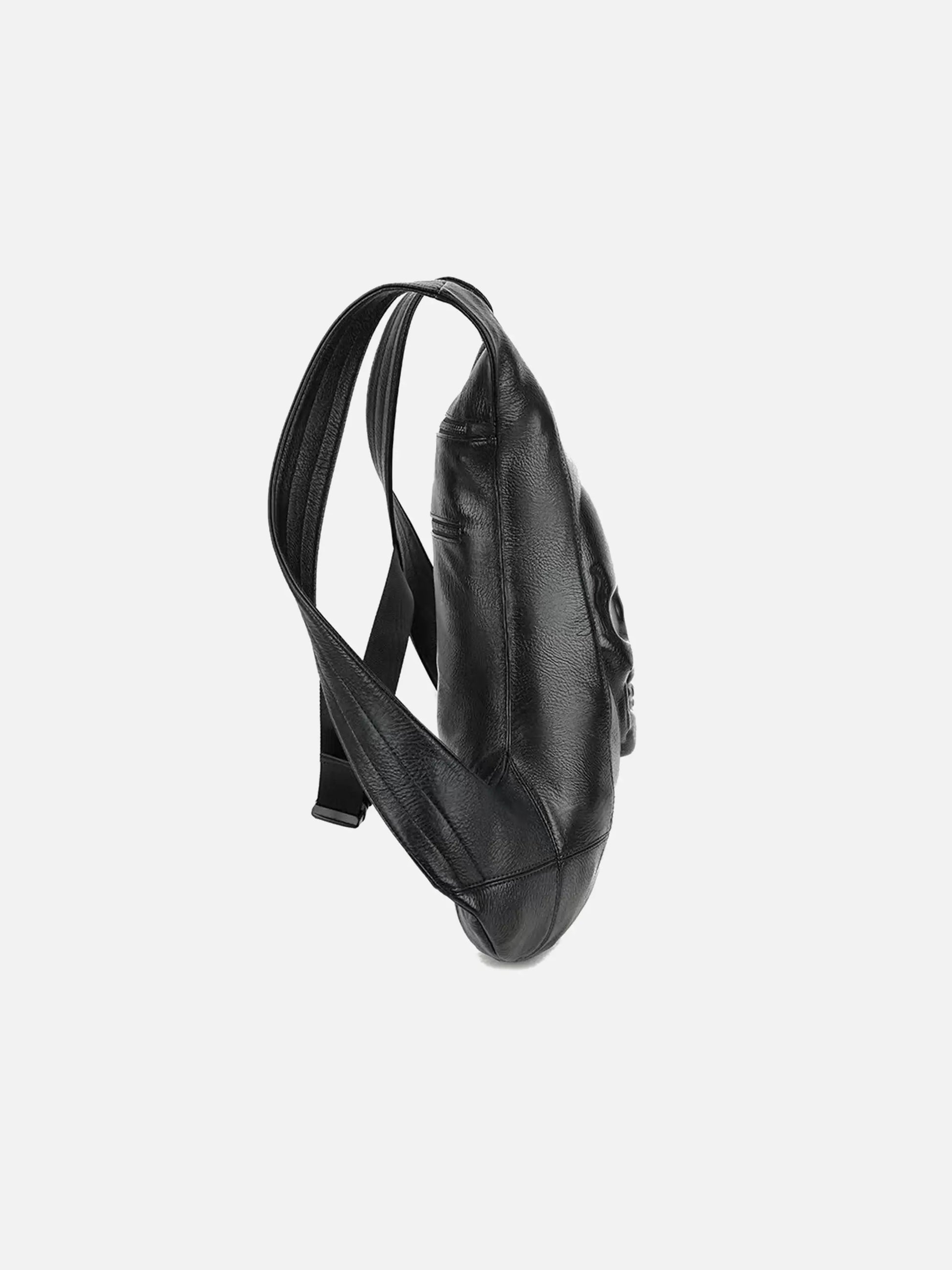Punk Skull Embossed Backpack