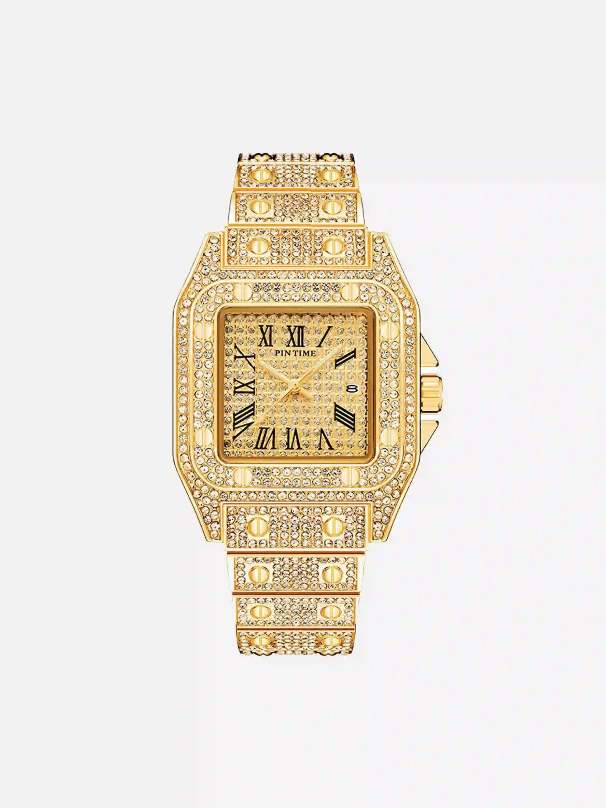 Disguisen Hip Hop Diamond Square Watch