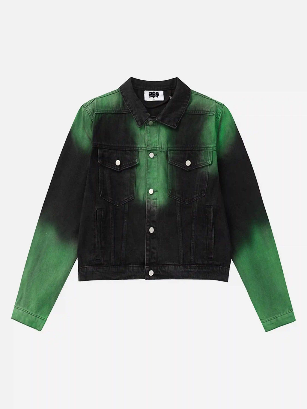 Disguisen Hip-Hop Hand Painted Dirty Denim Jacket