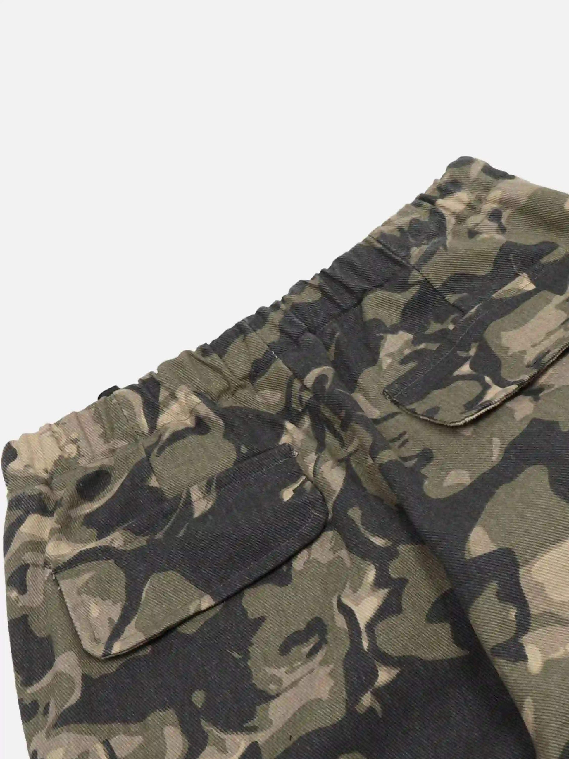 Disguisen Camouflage Multi-Pocket Work Pants