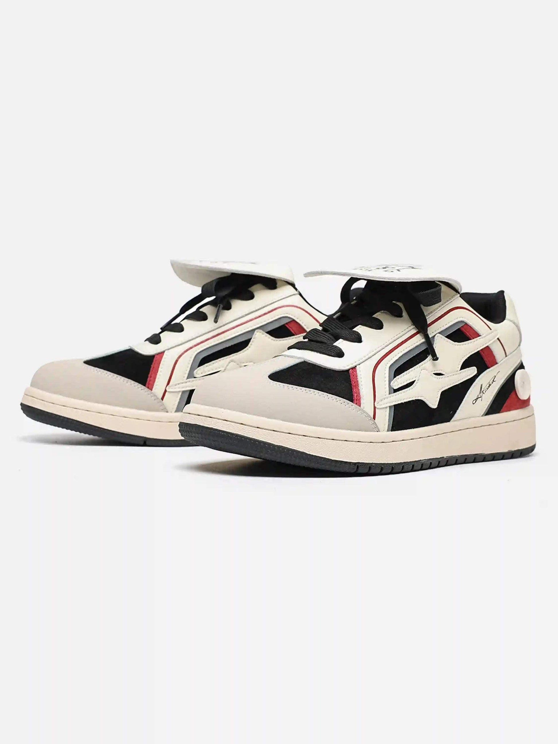 Disguisen Retro Street Color Matching Dexter Shoes