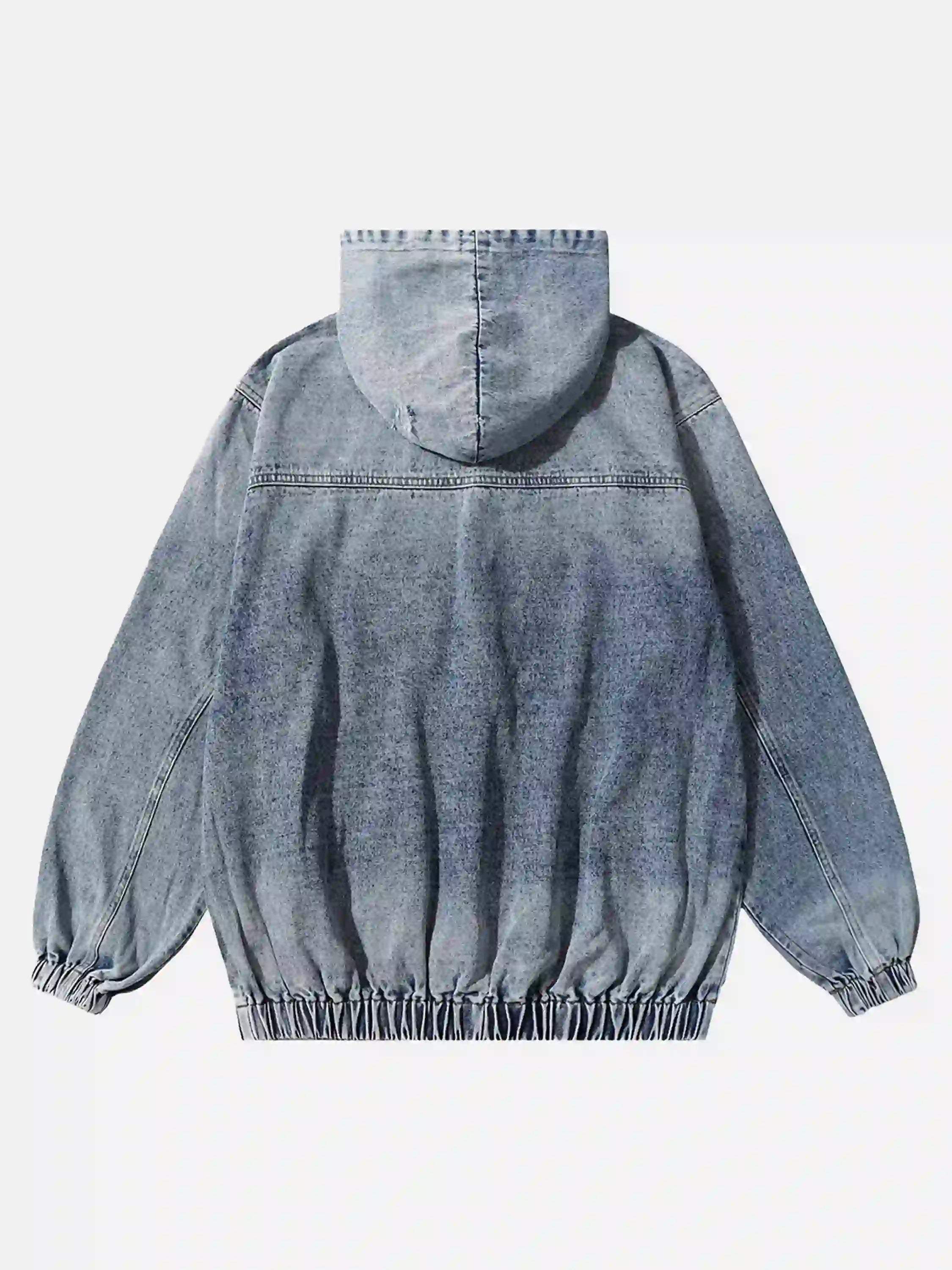 Disguisen American Street Gradient Denim Hoodies
