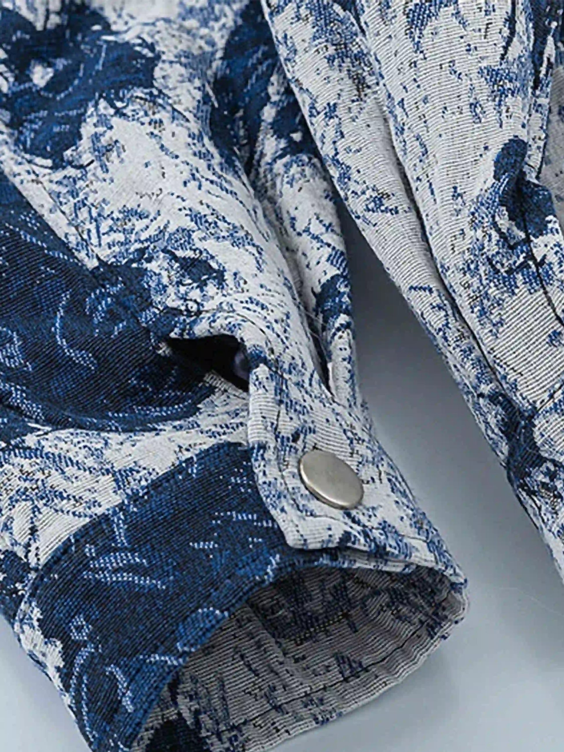 Disguisen American Hip-Hop Street Jacquard Jacket