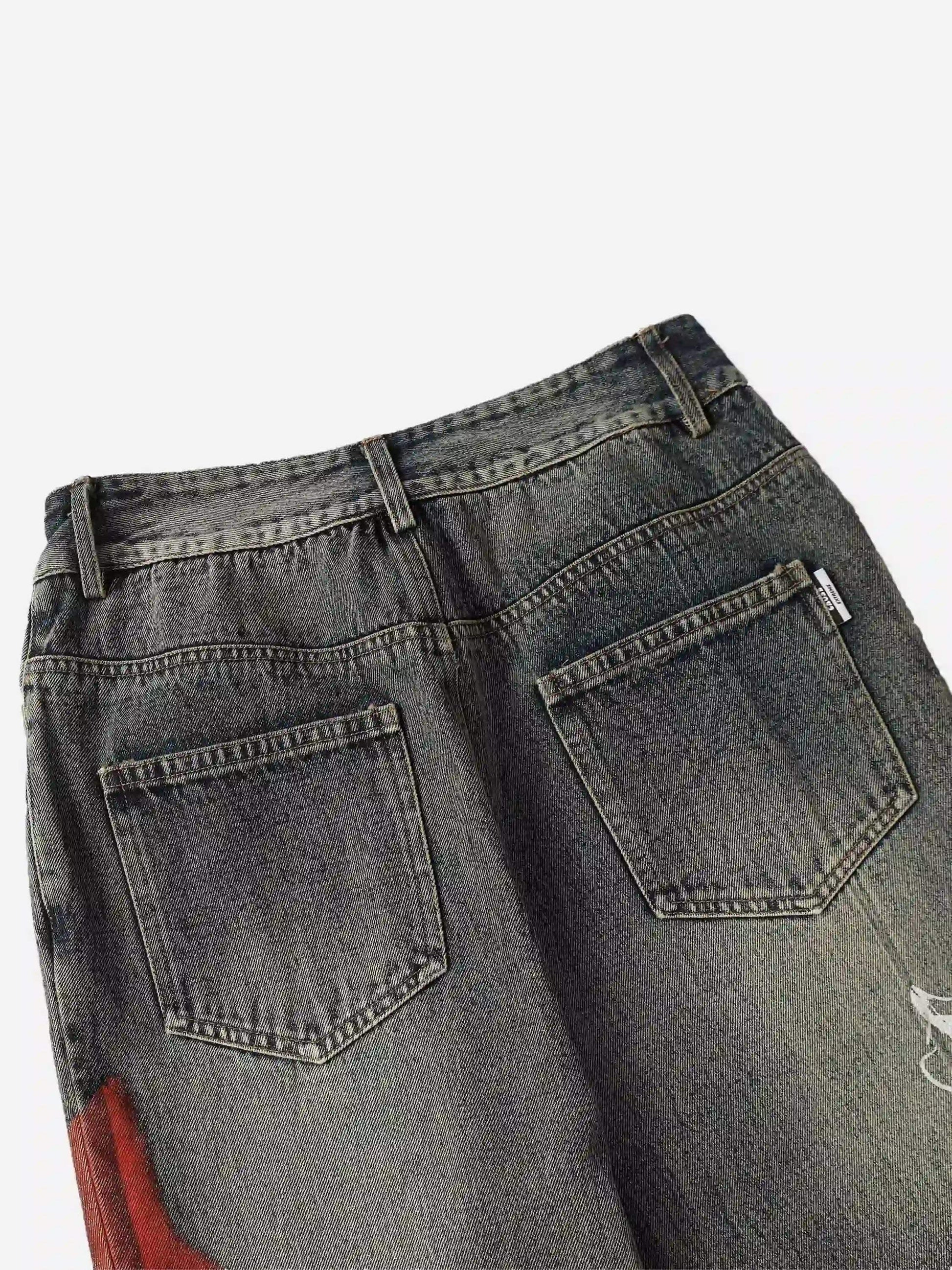 Disguisen Hip Hop Street Graffiti Jeans