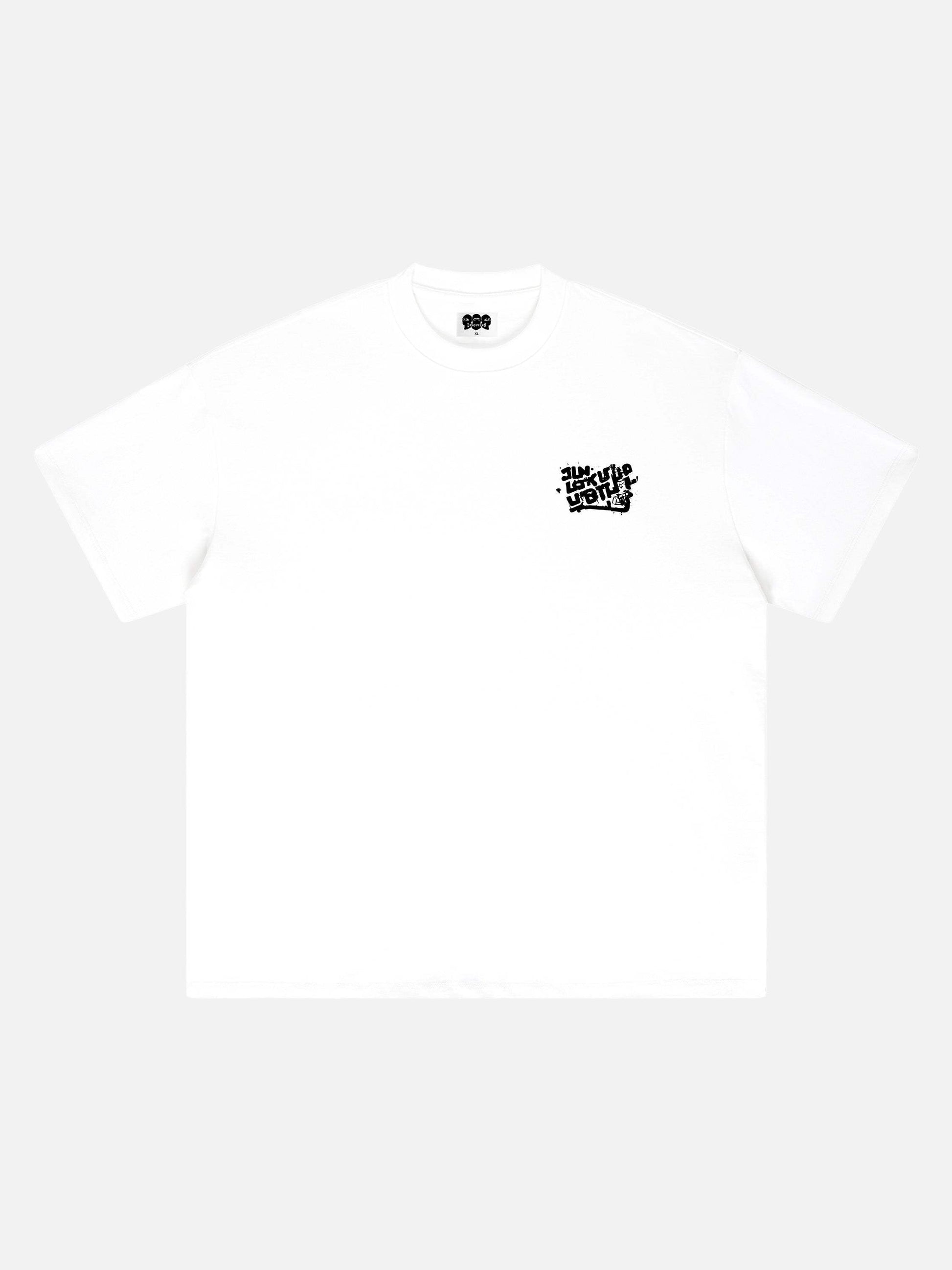 Disguisen Graffiti Cartoon Cotton T-Shirt