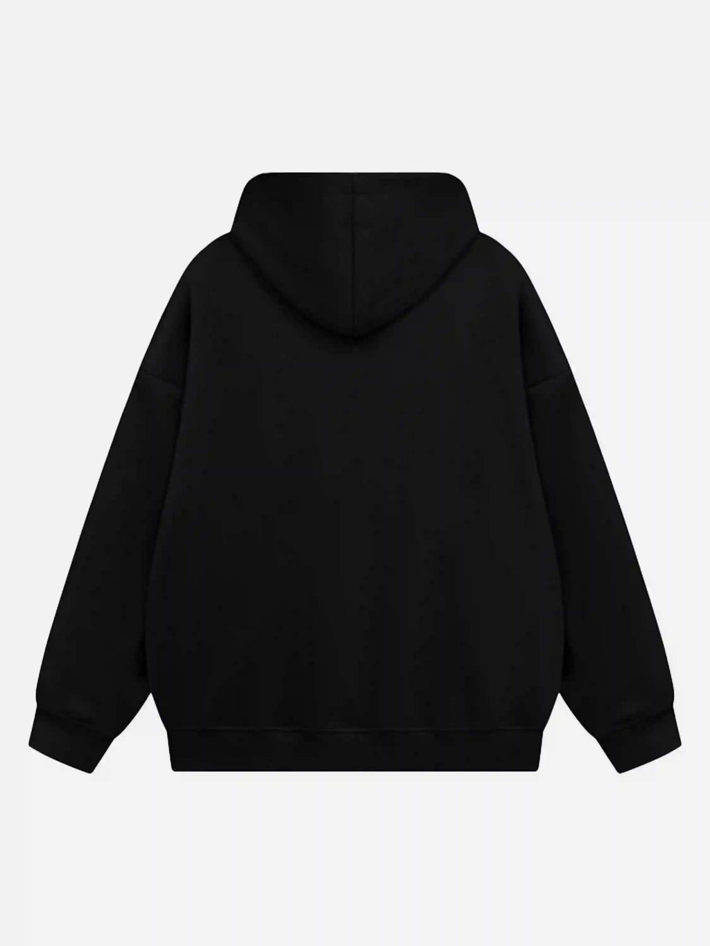 Disguisen Campus Style Plaid Embroidered Cardigan Hoodie