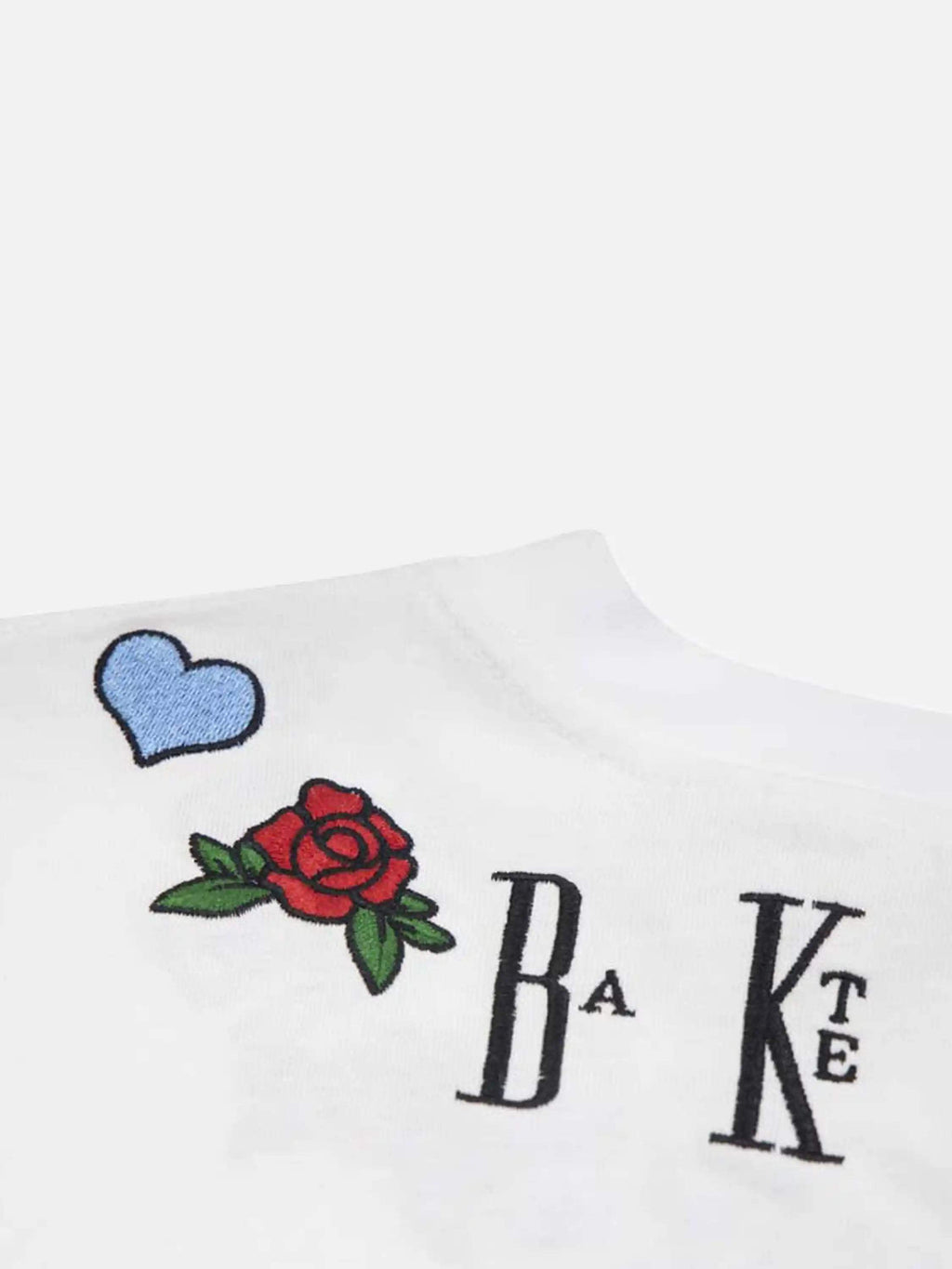 Disguisen Colorful Letter Embroidered T-Shirt
