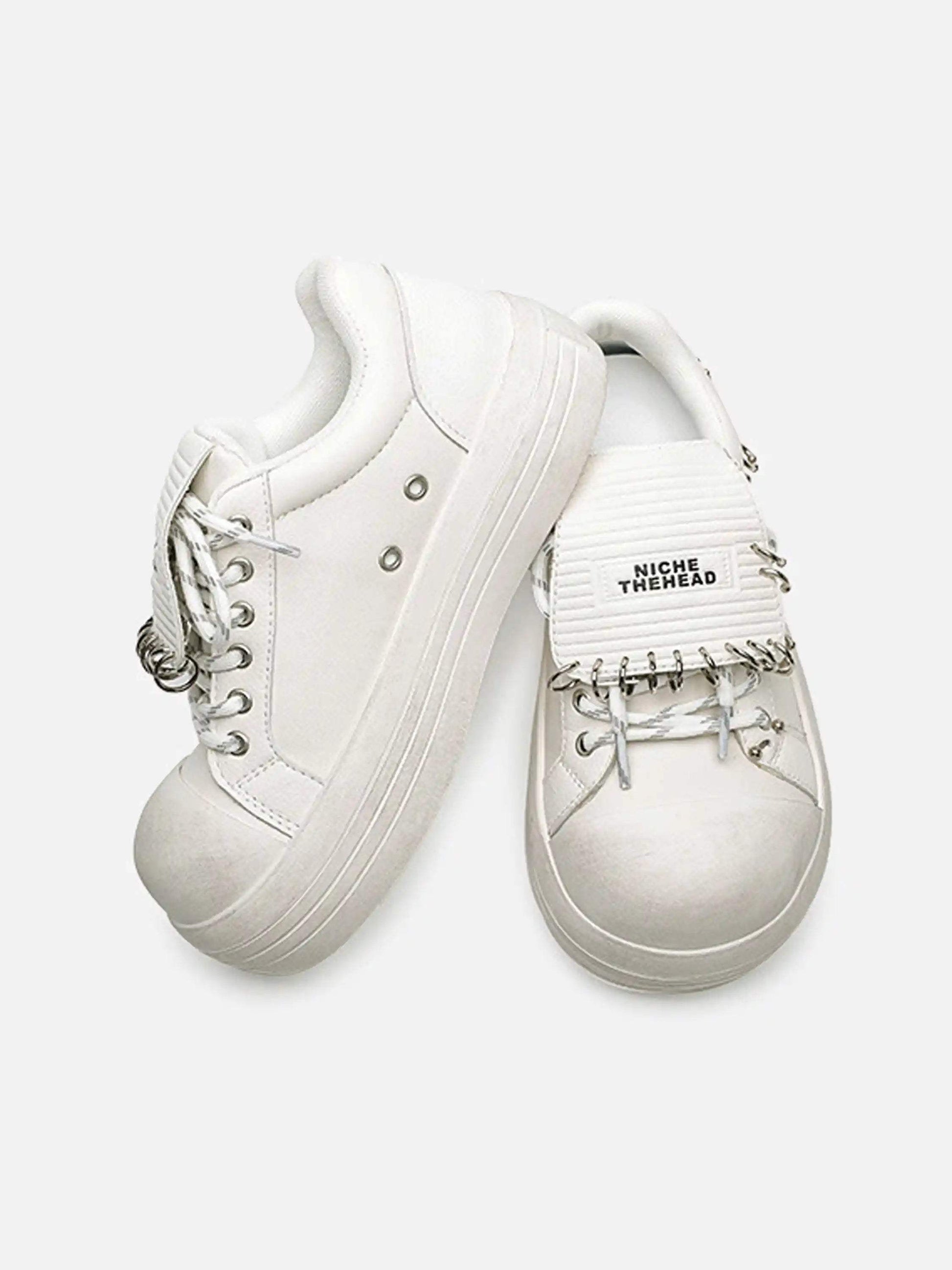 Disguisen Retro Punk Big Toe Platform Shoes