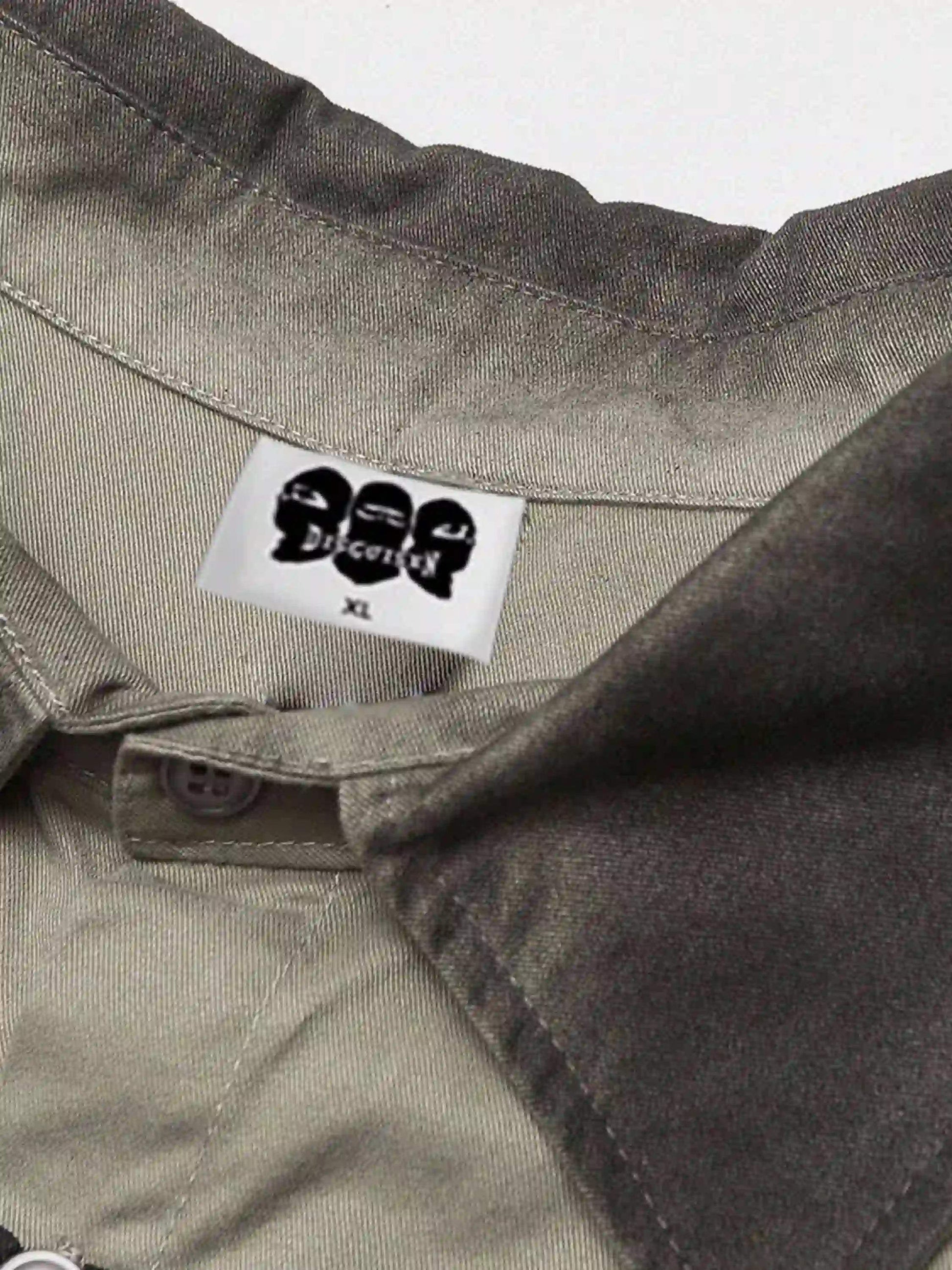 Disguisen Punk Spray-Painted Long-Sleeved Shirt
