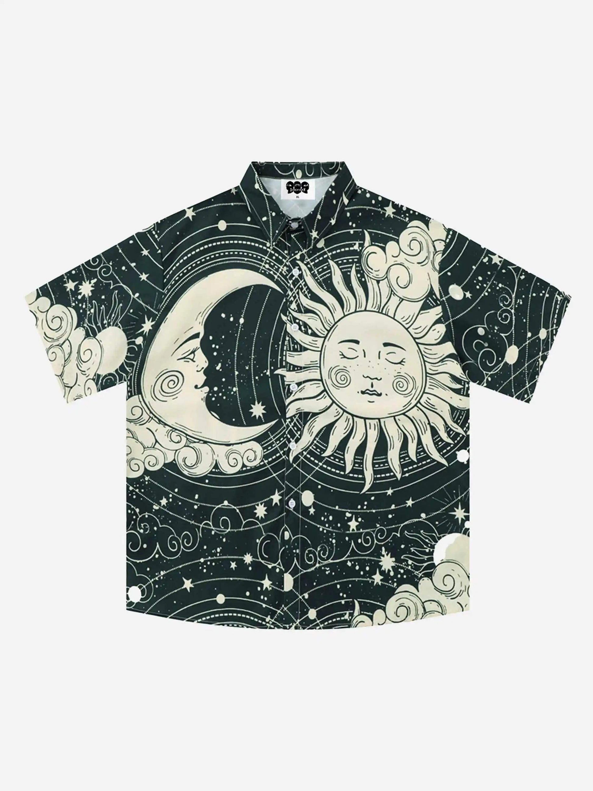 Disguisen Retro Oversize Casual Beach Shirt