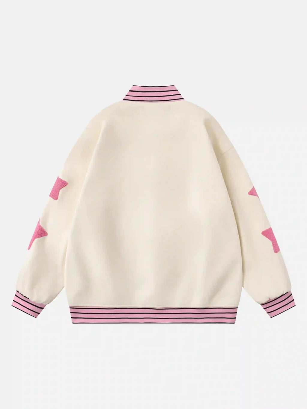 Disguisen Buttoned Star Embroidered Baseball Jacket