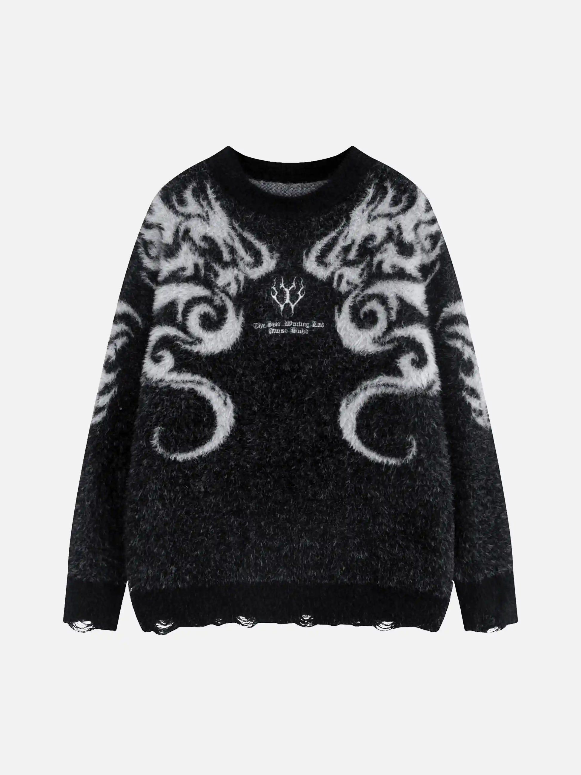 Dragon Mohair Jacquard Sweater