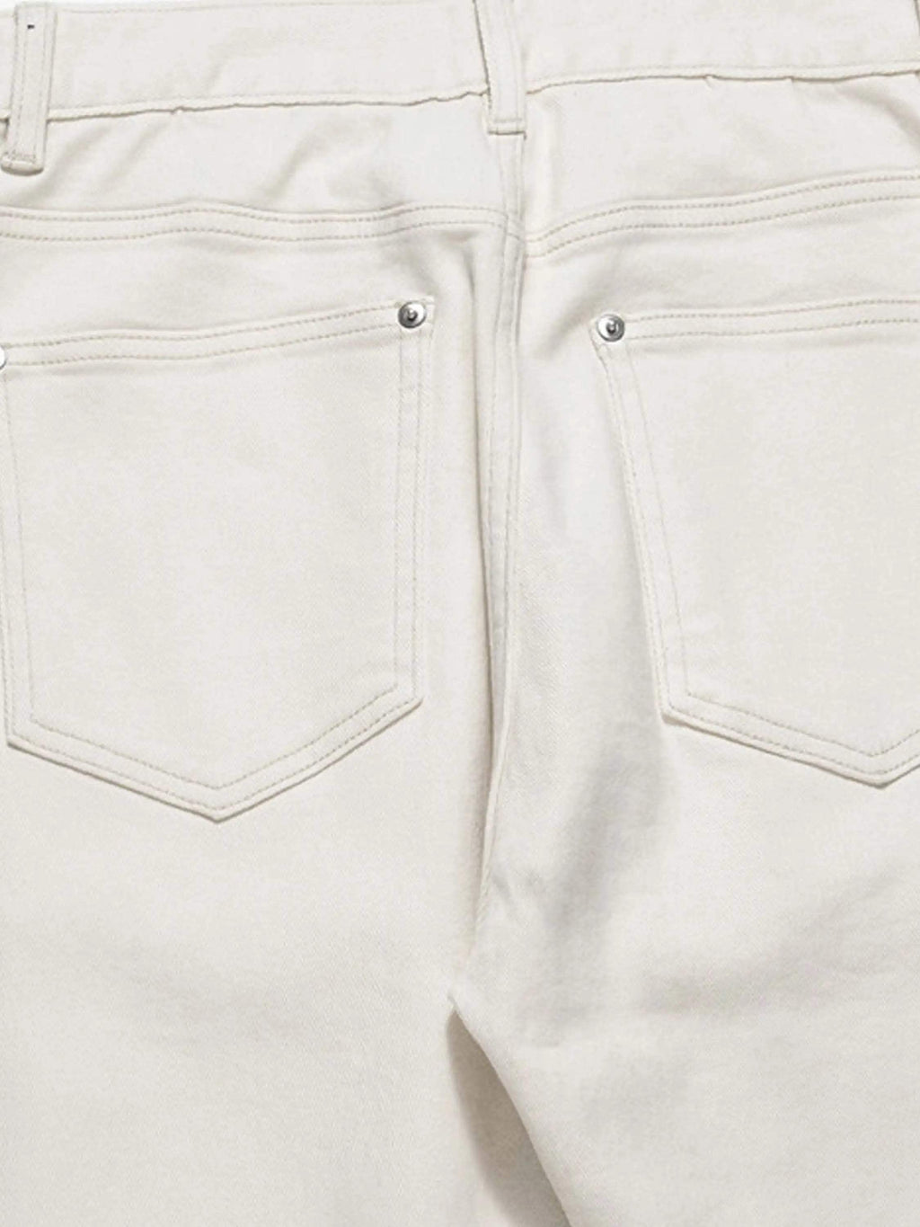 Disguisen High Street Zipper Niche Design Straight Pants