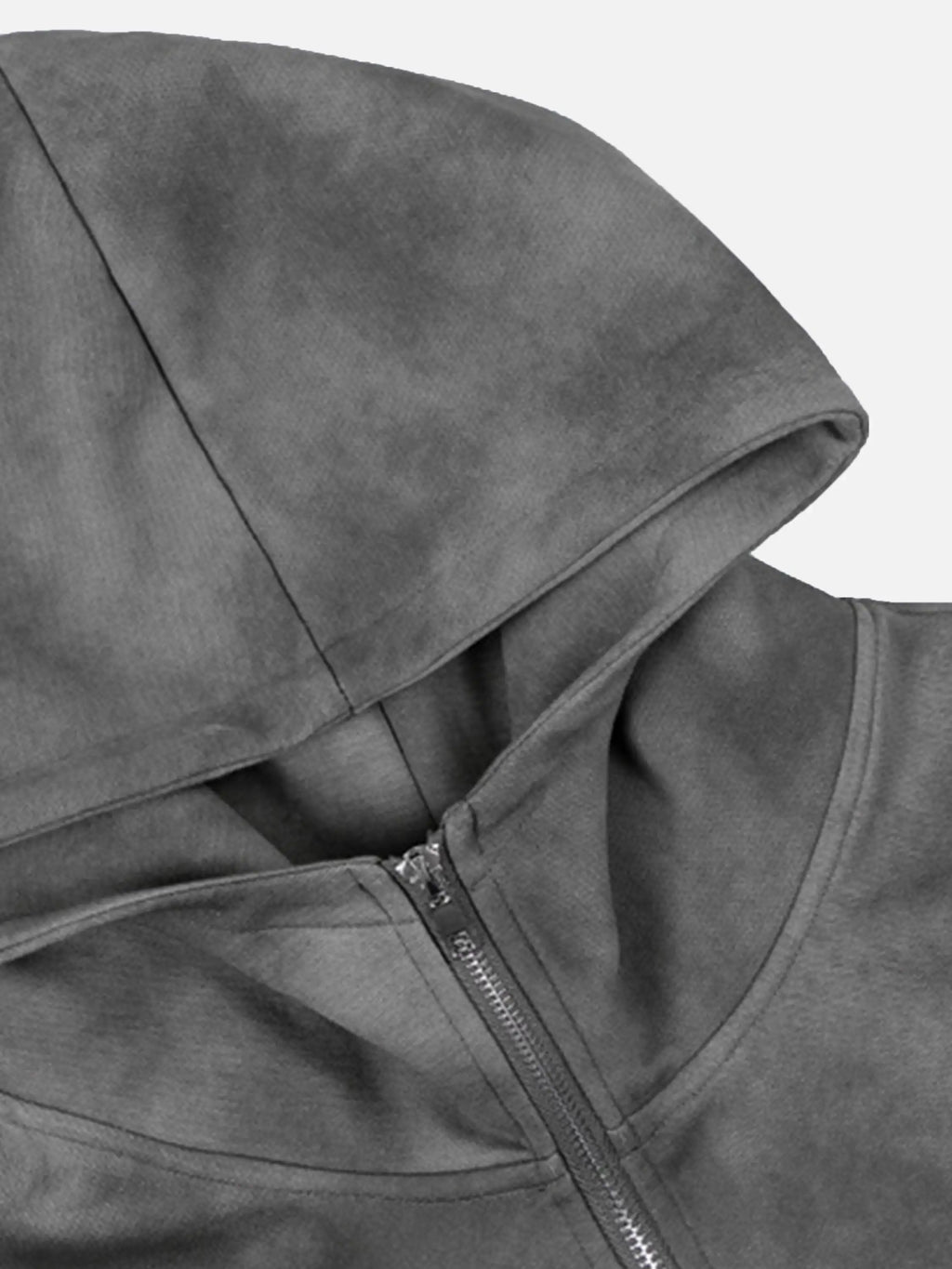Vintage Dirty Tie-Dye Half Zip-up Hoodie