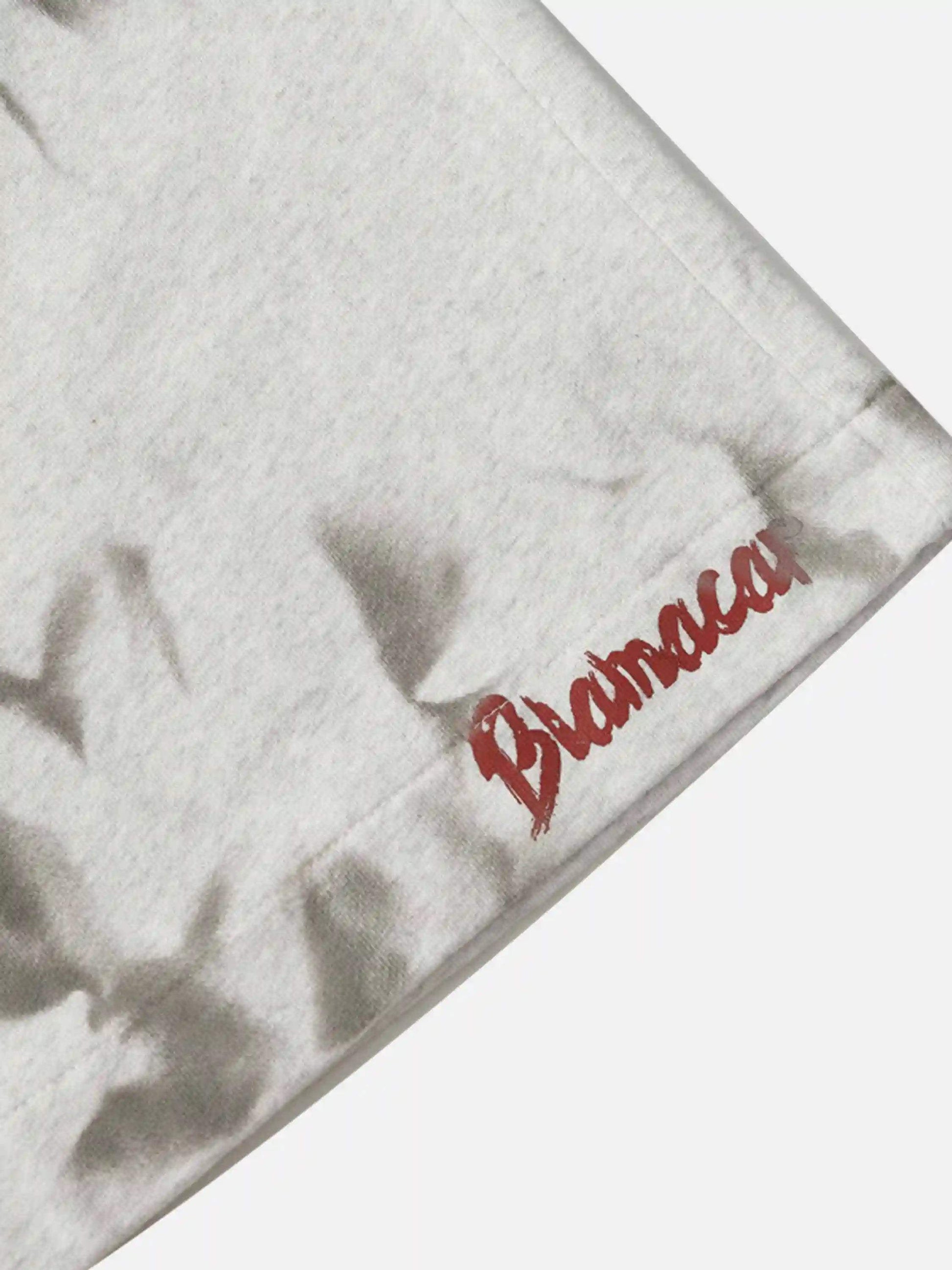 Disguisen Vintage Dirty Elastic Drawstring Loose Shorts