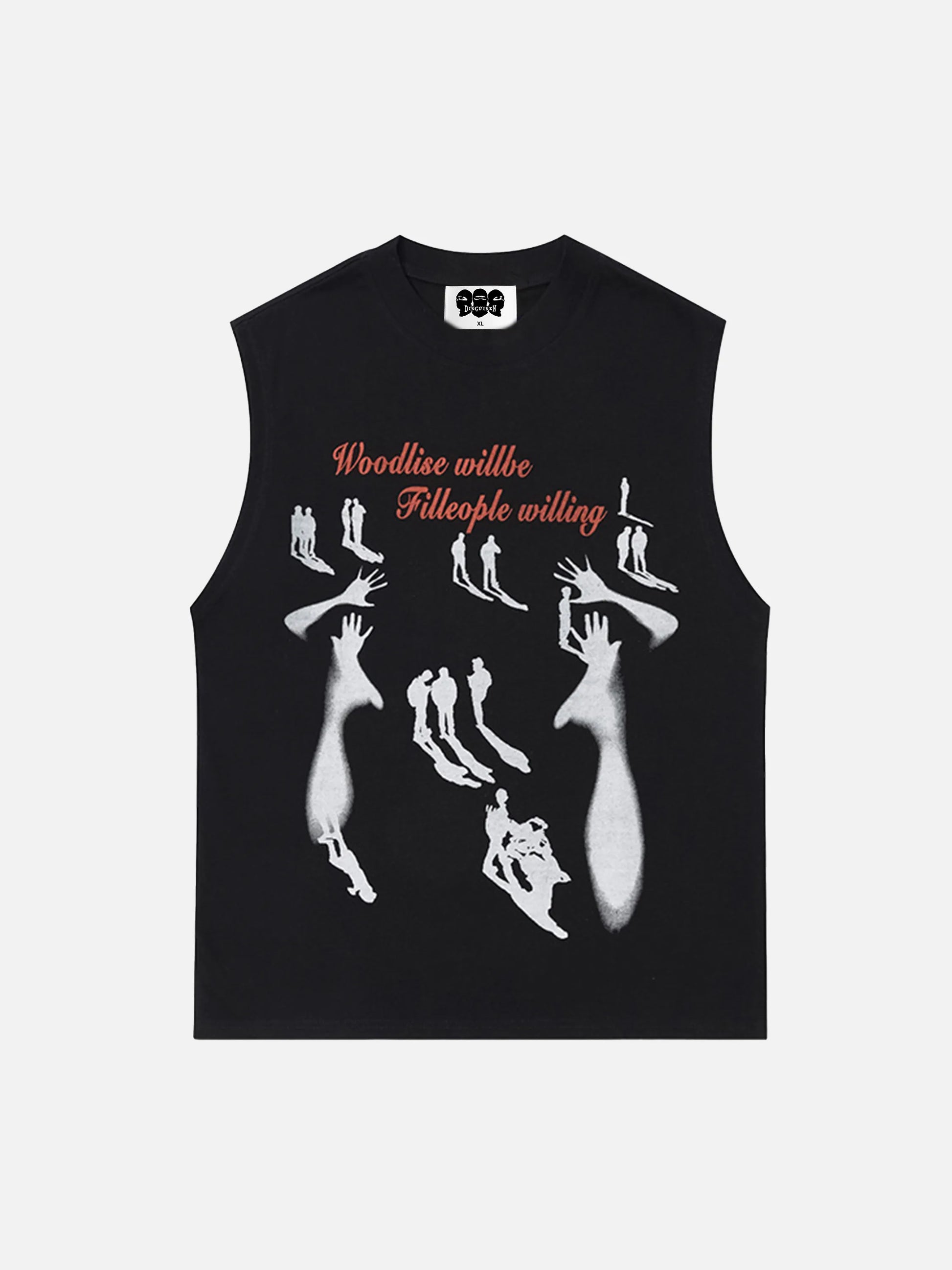 Disguisen American Retro Abstract Pattern Vest
