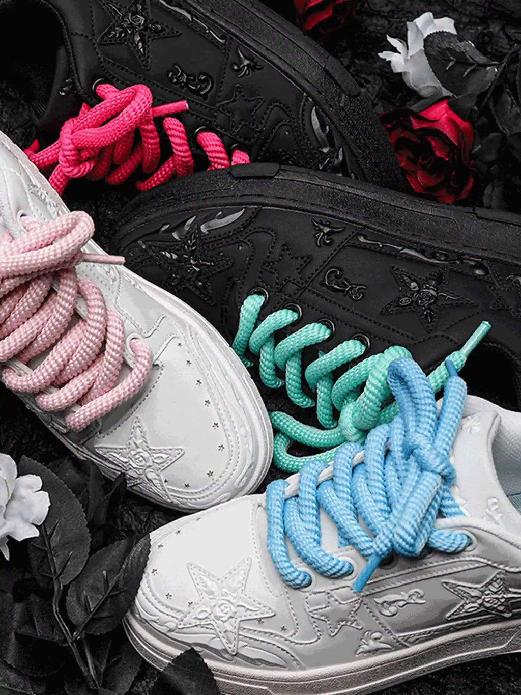 Disguisen Hip-Hop Star Embossed Sneakers
