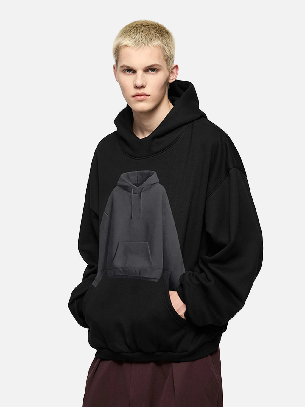 Disguisen Hoodie Pattern Printed Hoodie