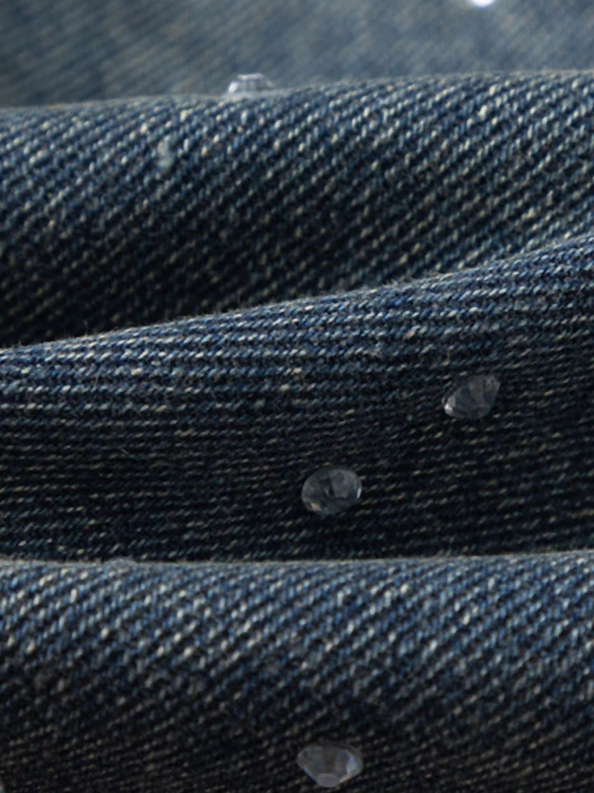 Vintage Diamond Denim Jacket
