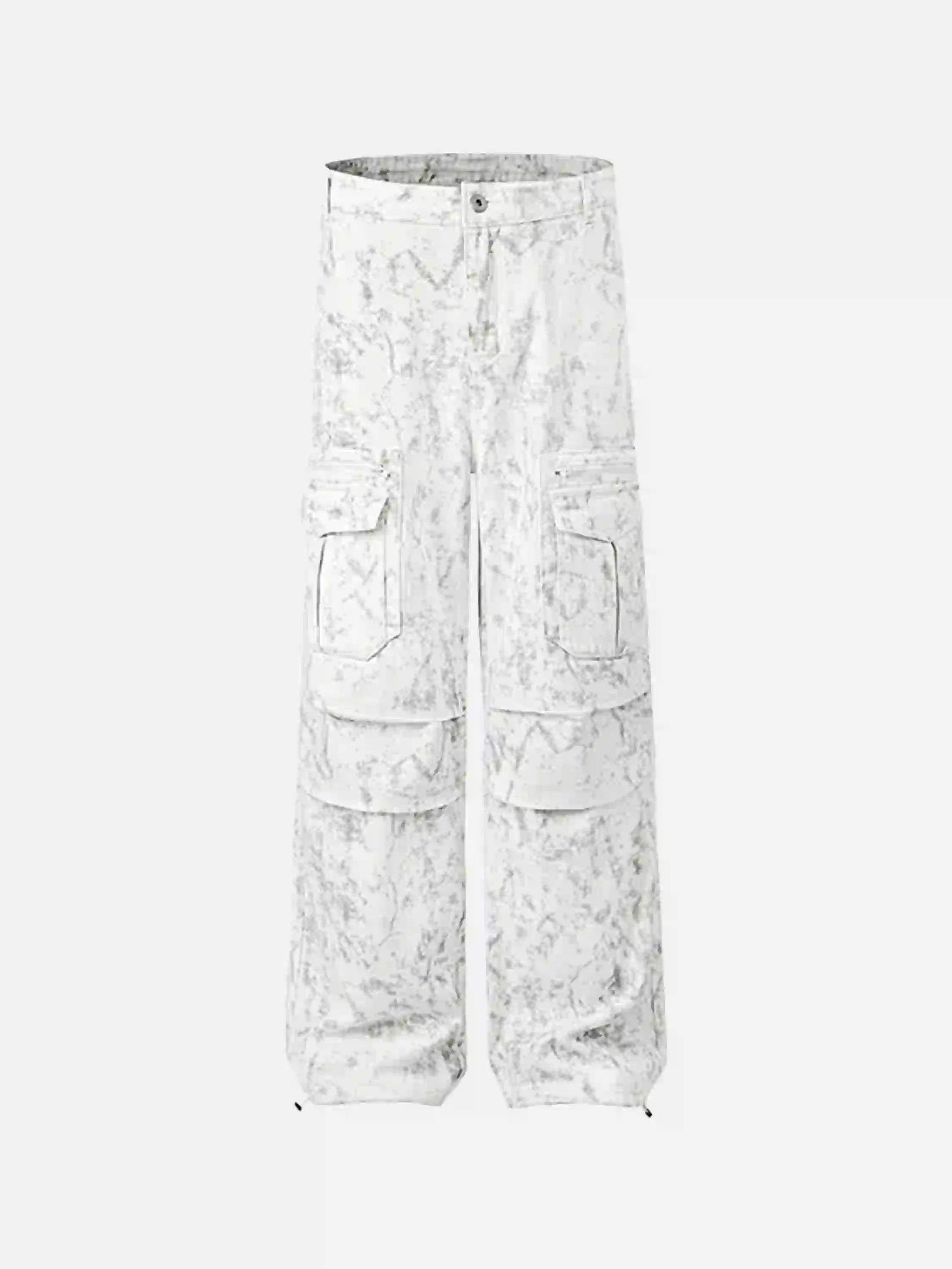 Disguisen American Retro Style Multi-Pocket Overalls