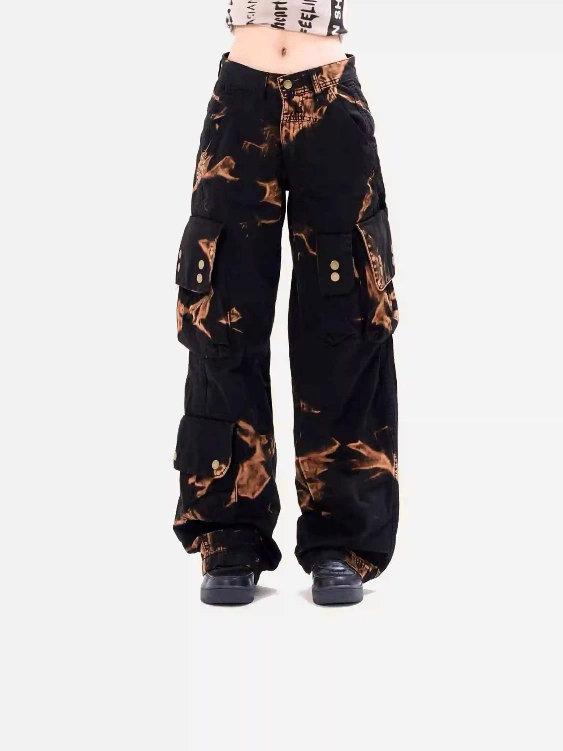 Disguisen American Retro Camouflage Work Trousers