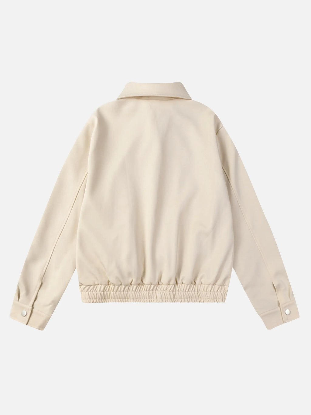 Disguisen American Retro Distressed Letter Print Jacket