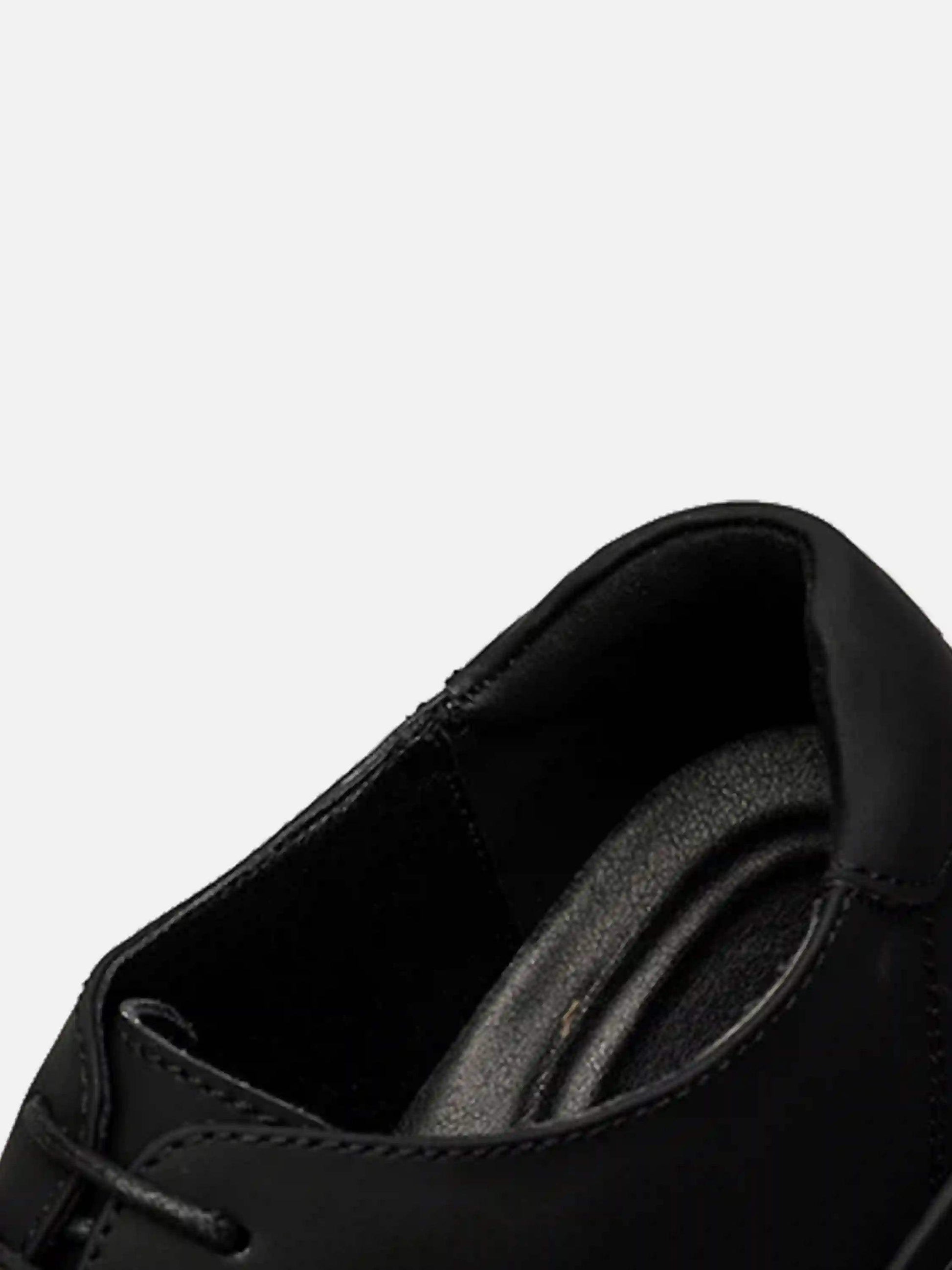 Disguisen Thick-Soled Punk Leather Derby Shoes