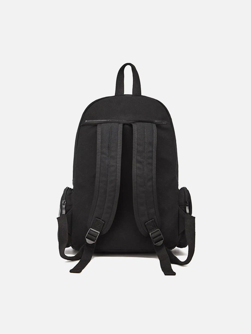Skeleton Print Canvas Backpack