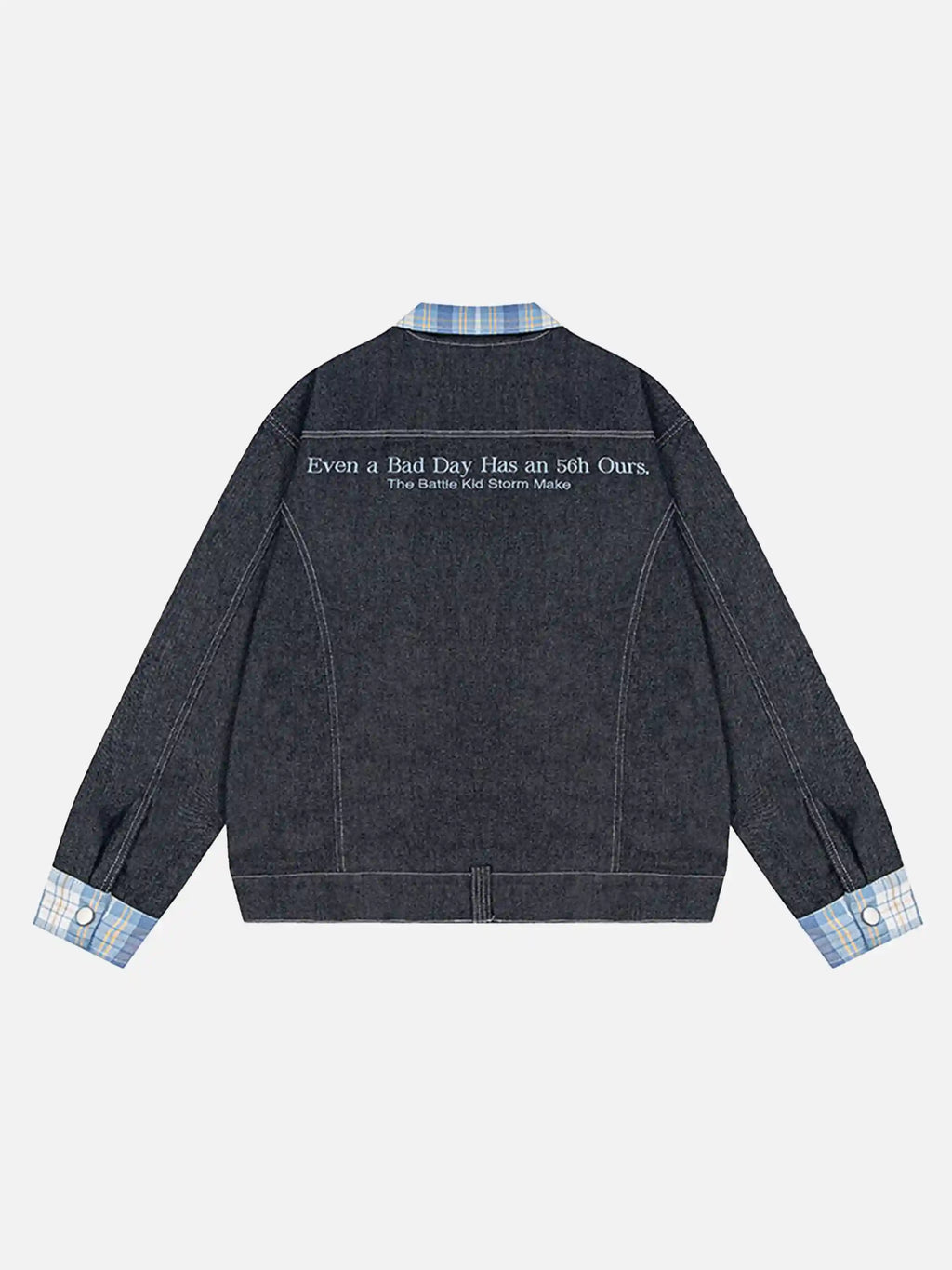 Vintage Plaid Two-piece Jacket